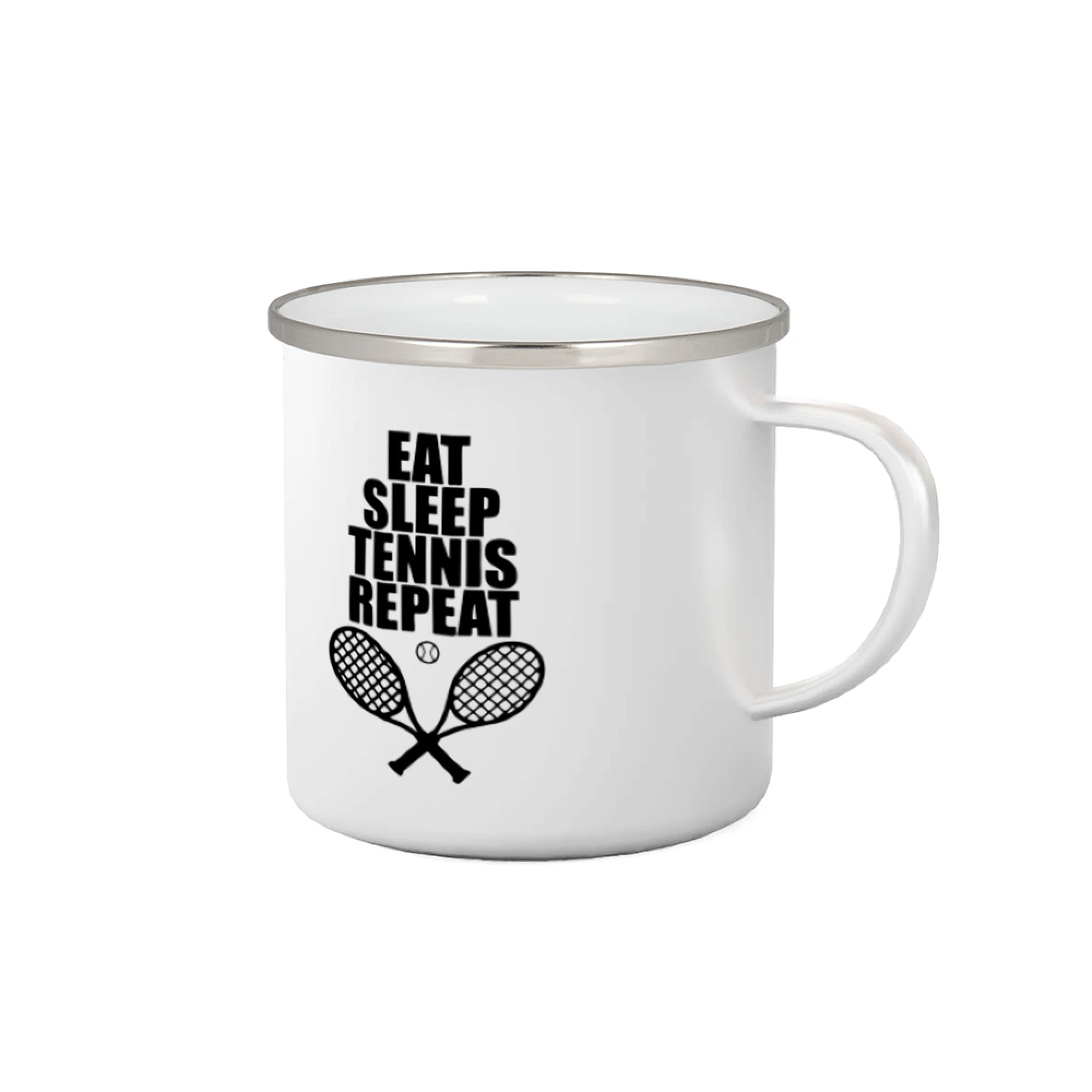 Tričká na tenis - Eat sleep tennis - Plecháčik