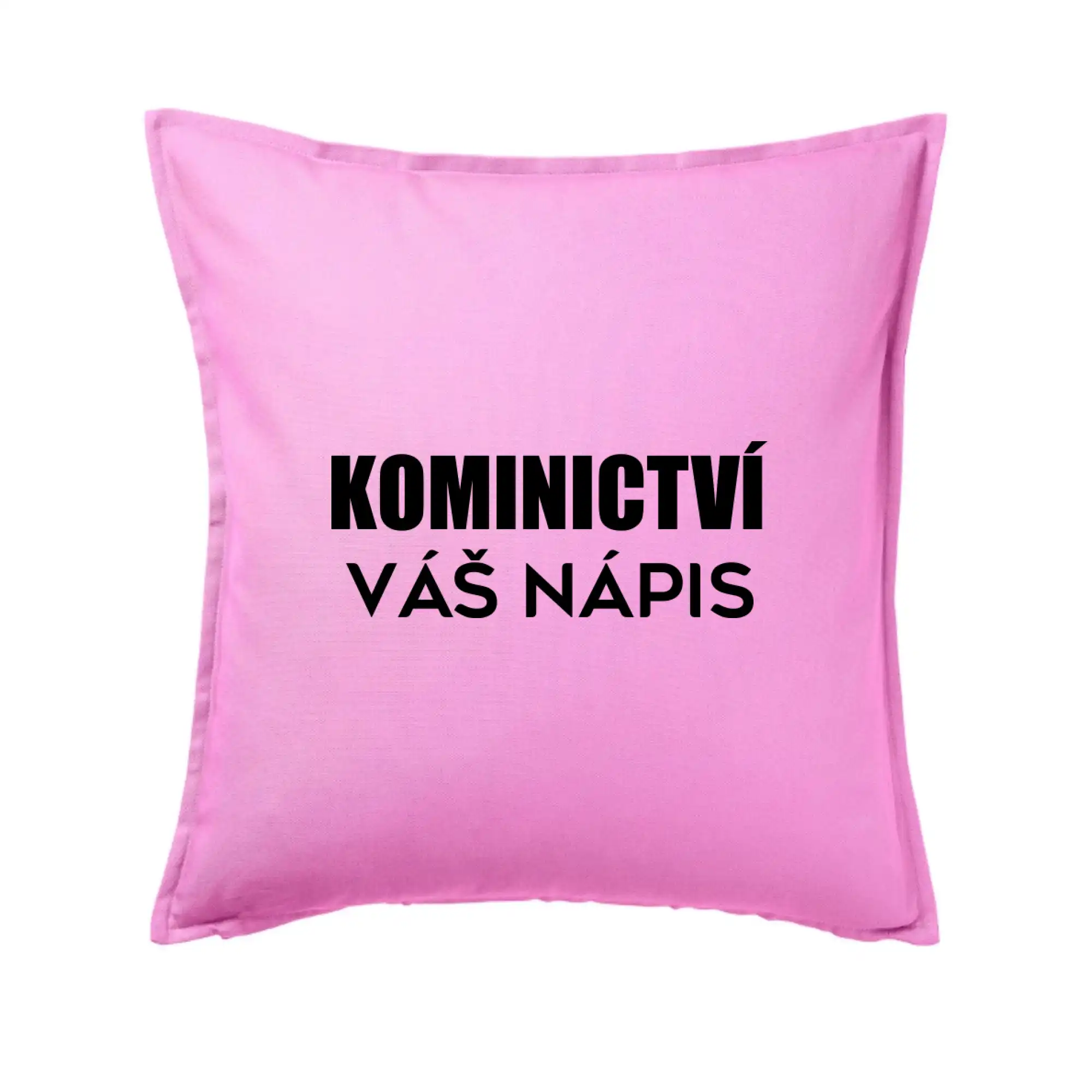 Kominík logo + nápis na zádech