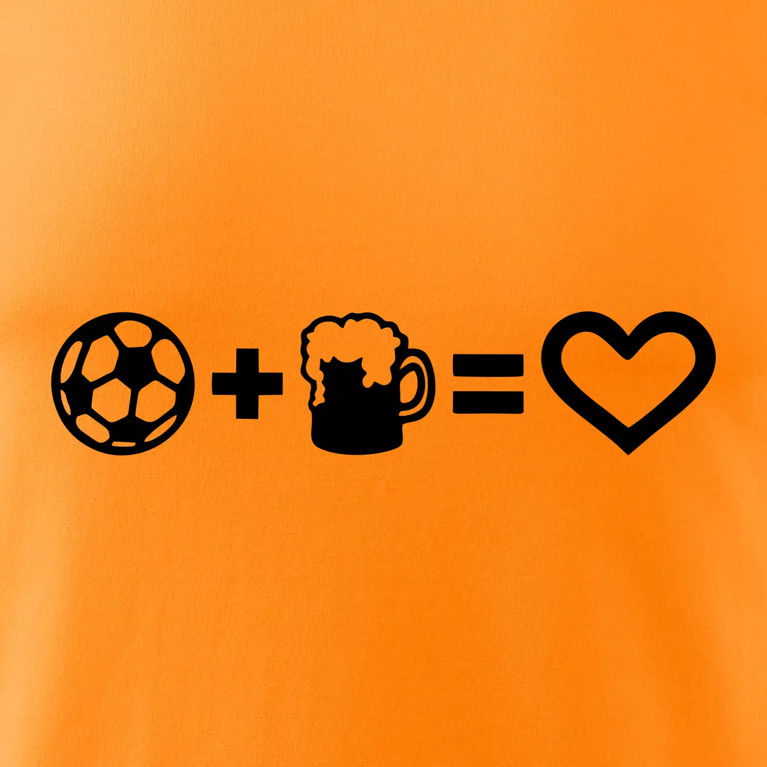 Míč, pivo, srdce