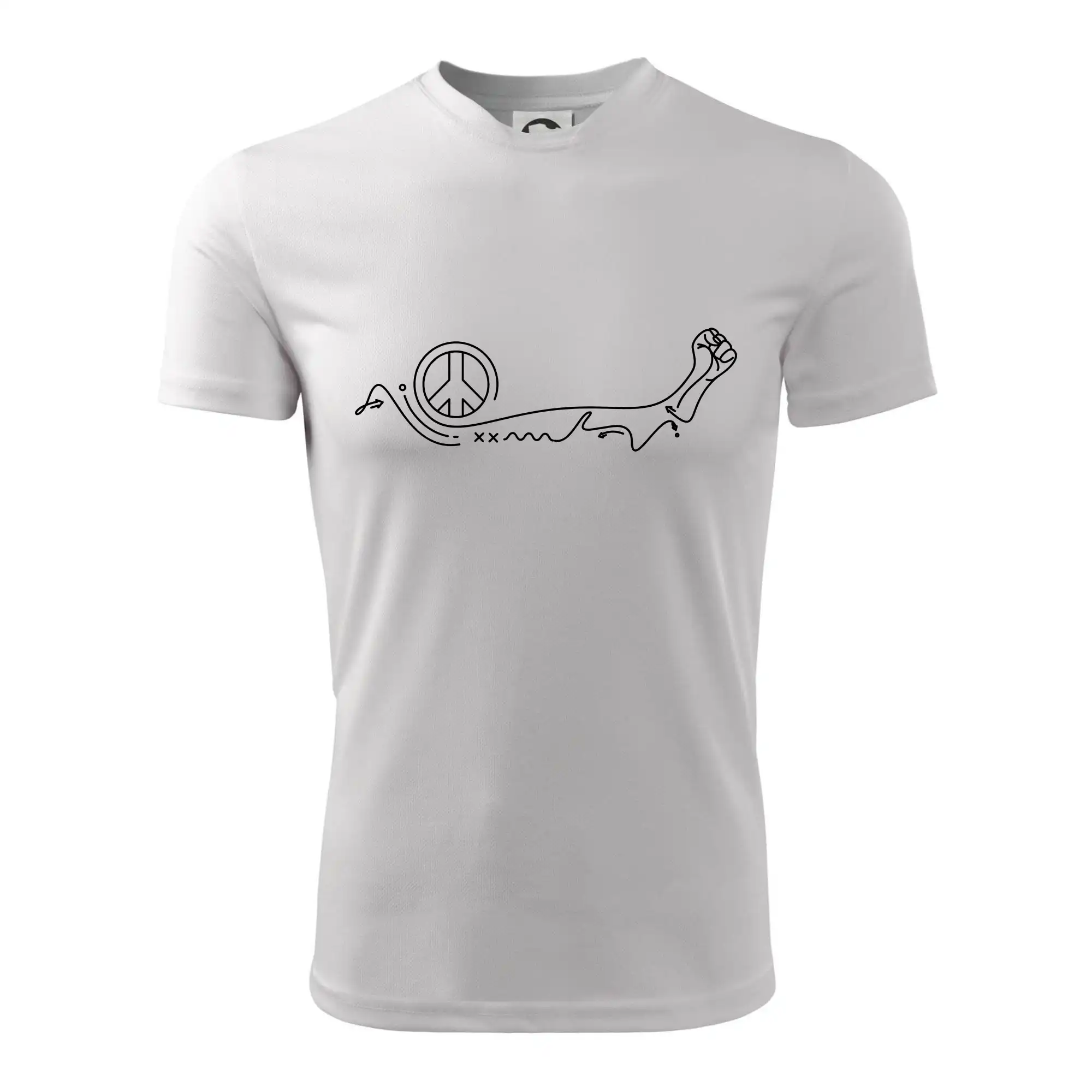 Pěst a symbol míru