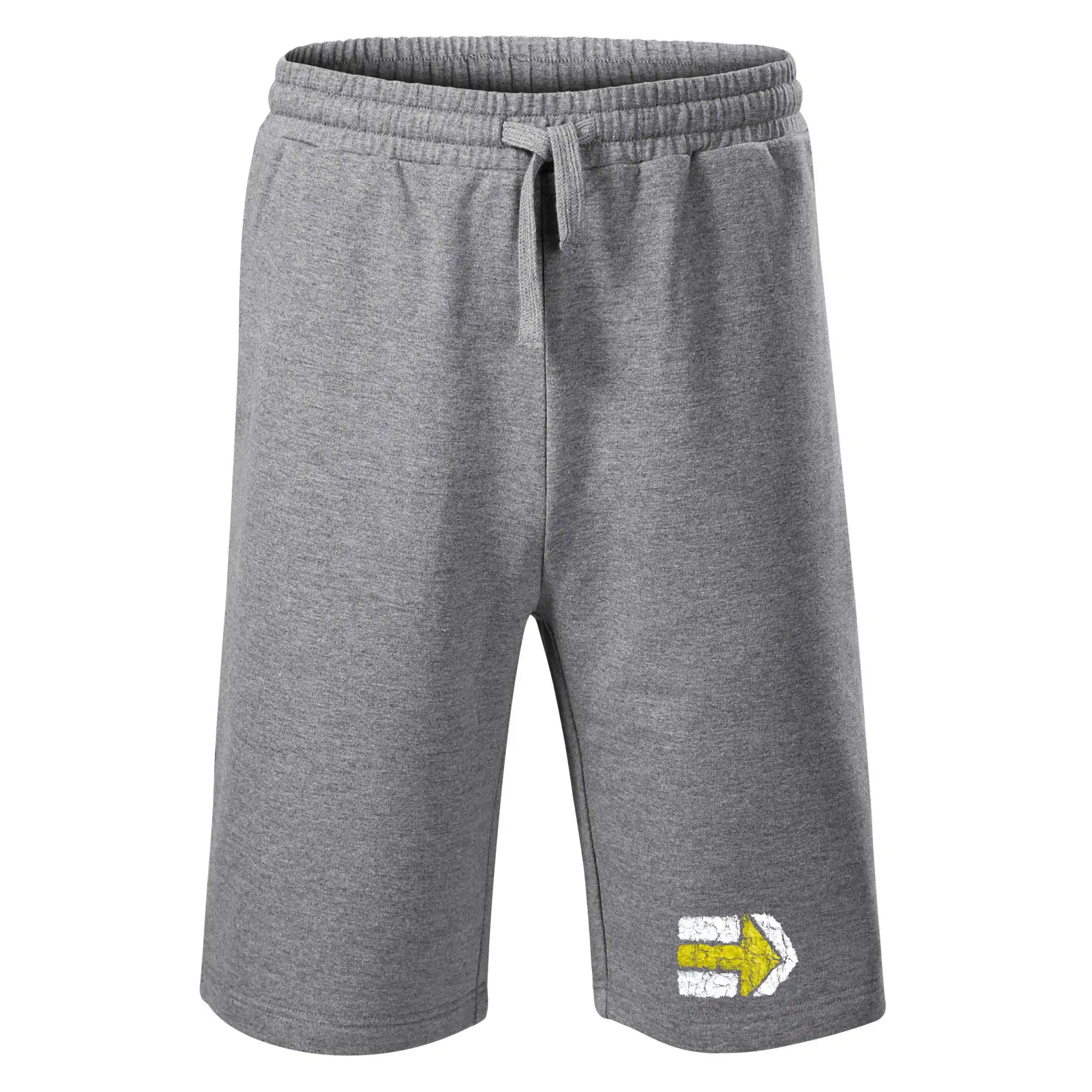 Trička na kempovanie - Párová turistická značka žlutá - Šortky pánske bavlnené