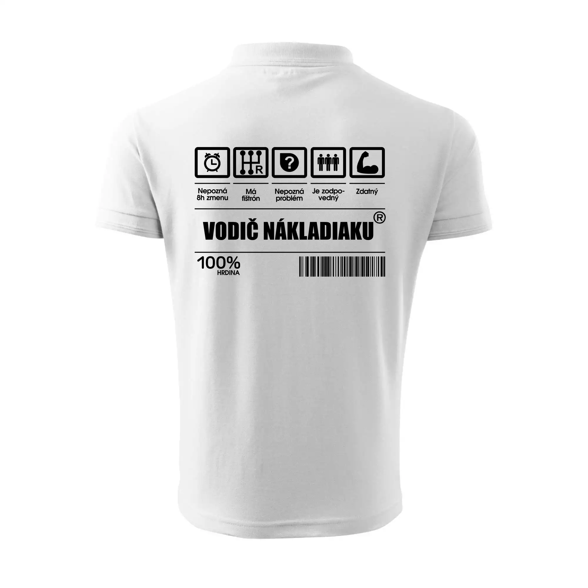 Čiarový kód - Vodič nákladiaku