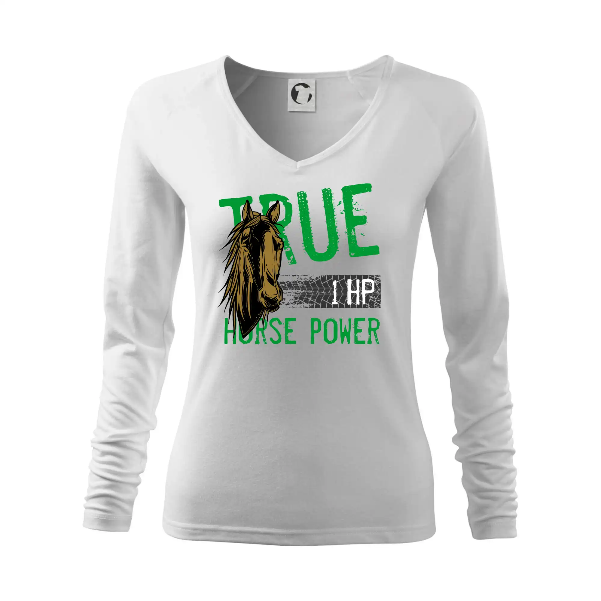 Tričká s koňmi - True Horse Power 1 HP - Tričko dámske Elegance