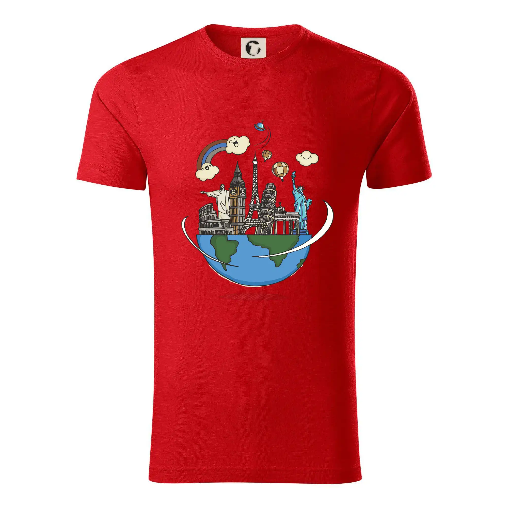 Trička pre cestovateľov - Cesta okolo sveta - Tričko z organickej bavlny