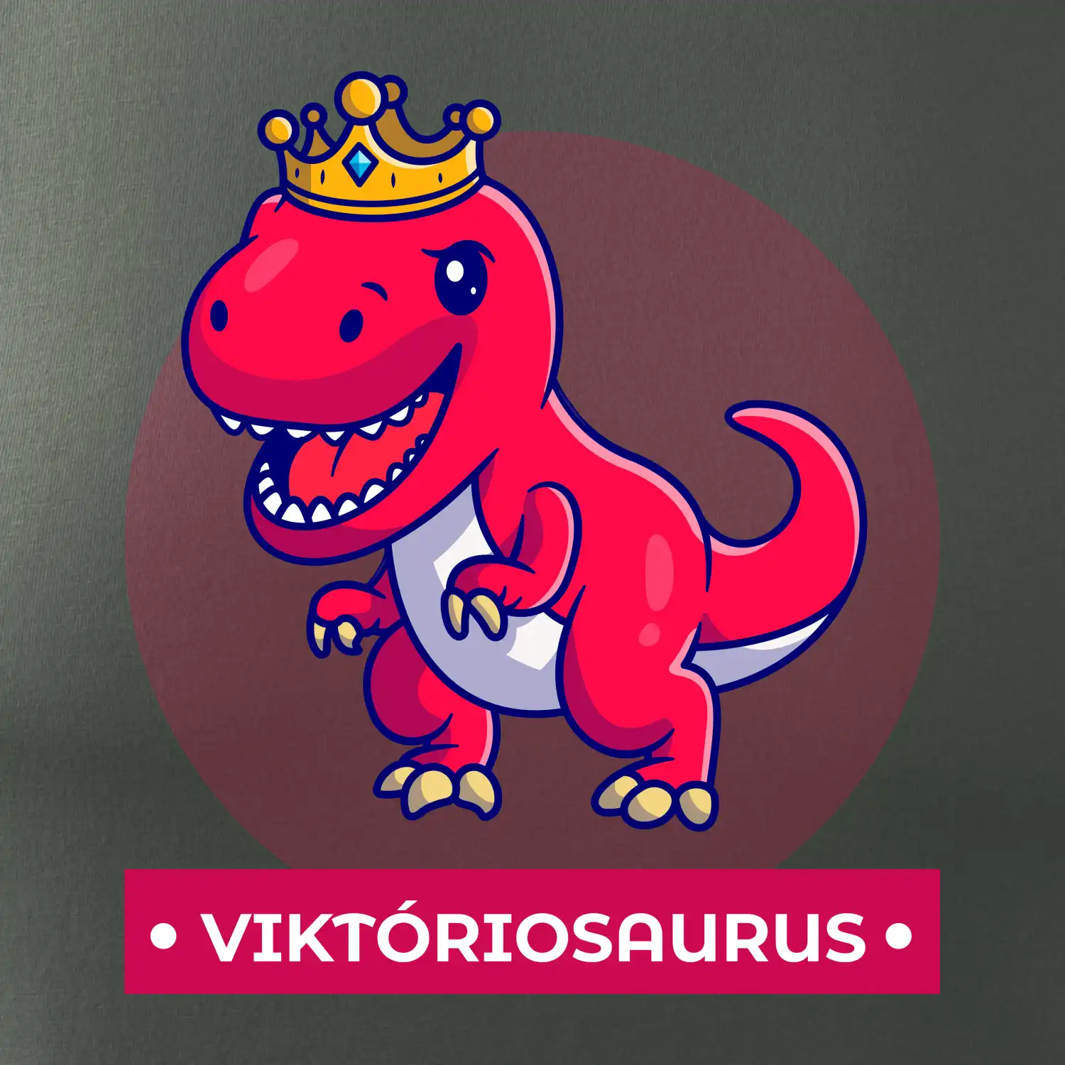 Dinosaurie mená - červený dinosaurus SK