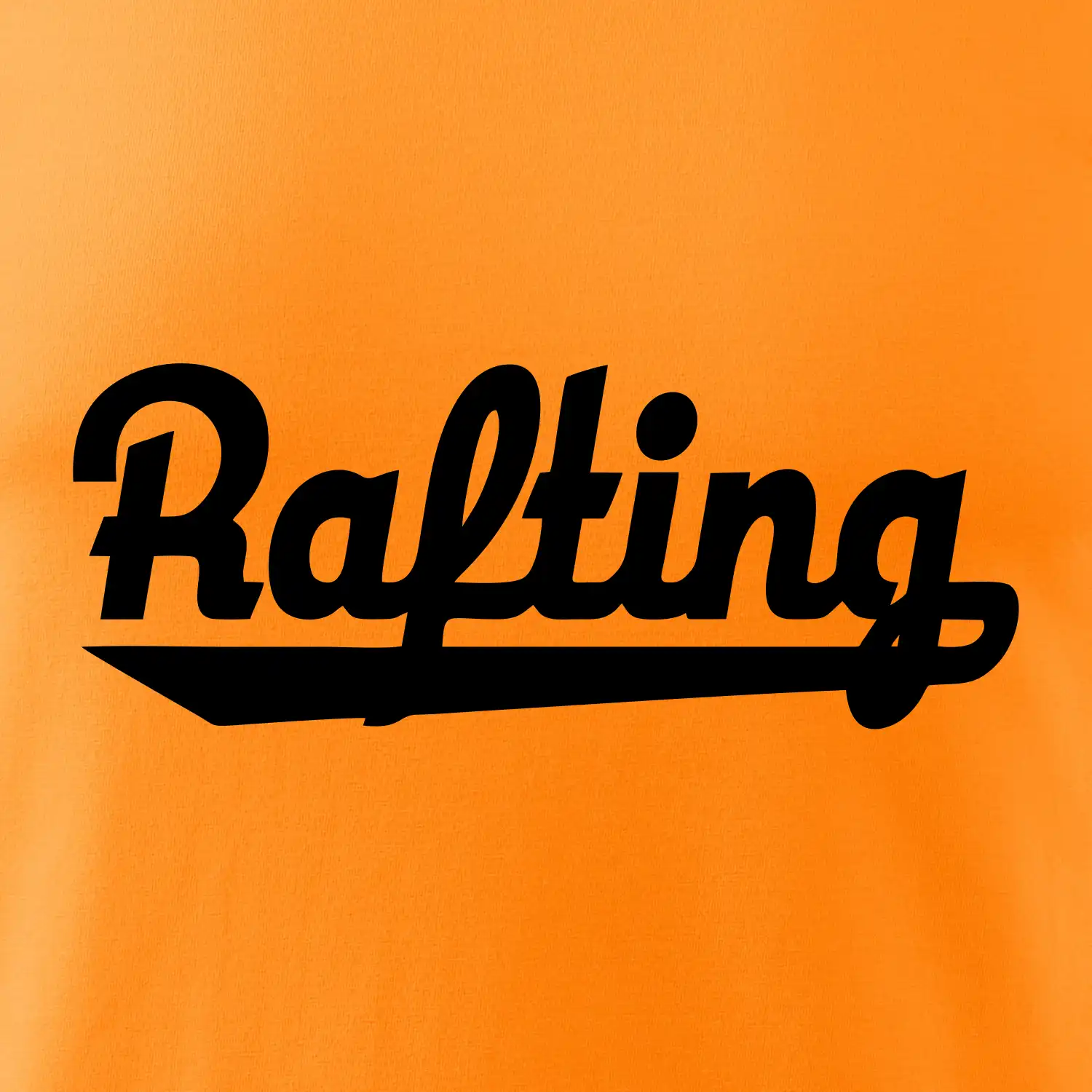 Rafting nápis