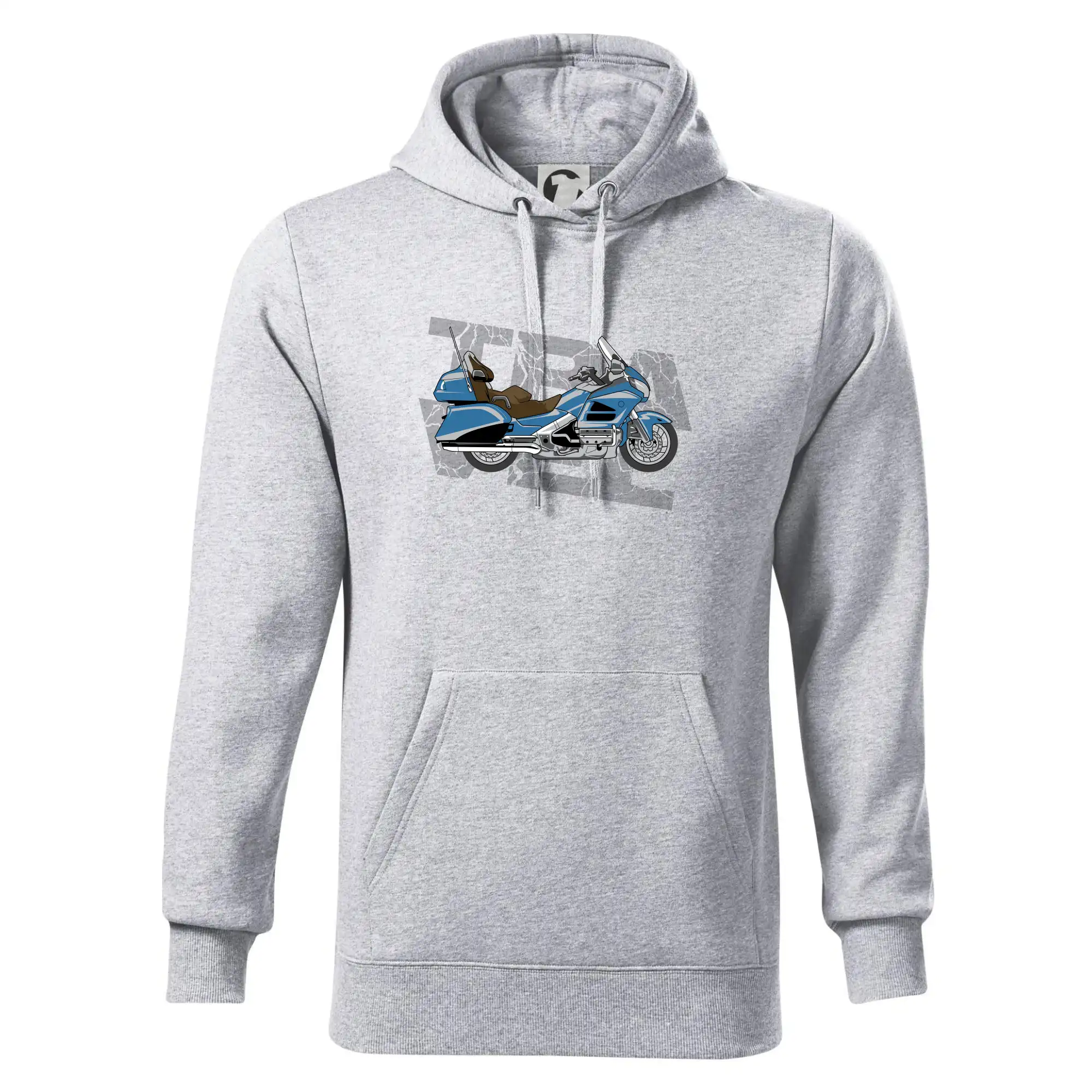 Cestovní motorka Amerika modrá