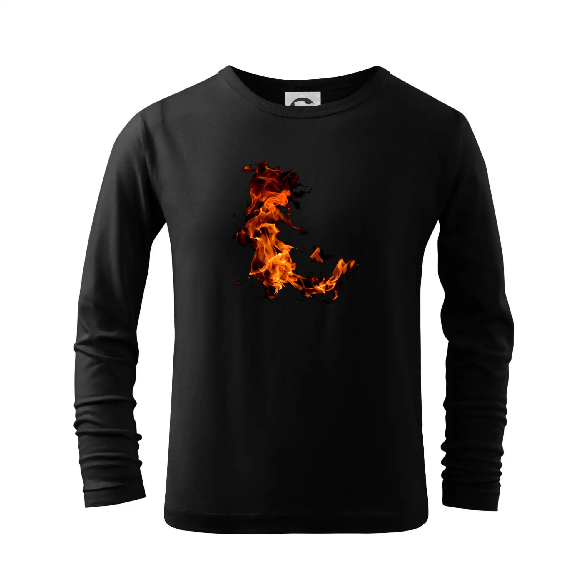 Originálne tričká pre hasičov - Oheň plameň - Tričko detské Long Sleeve