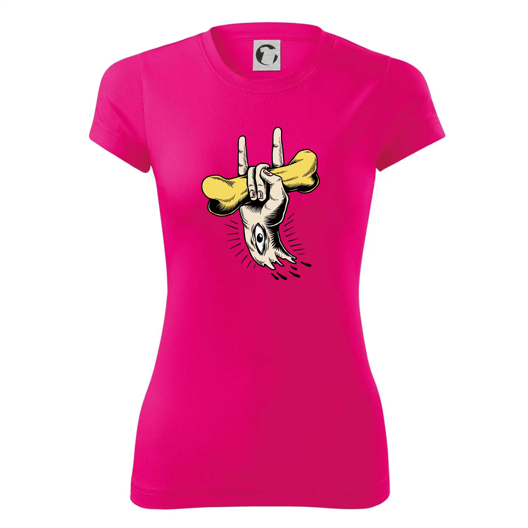 Rocková ruka kost a oko