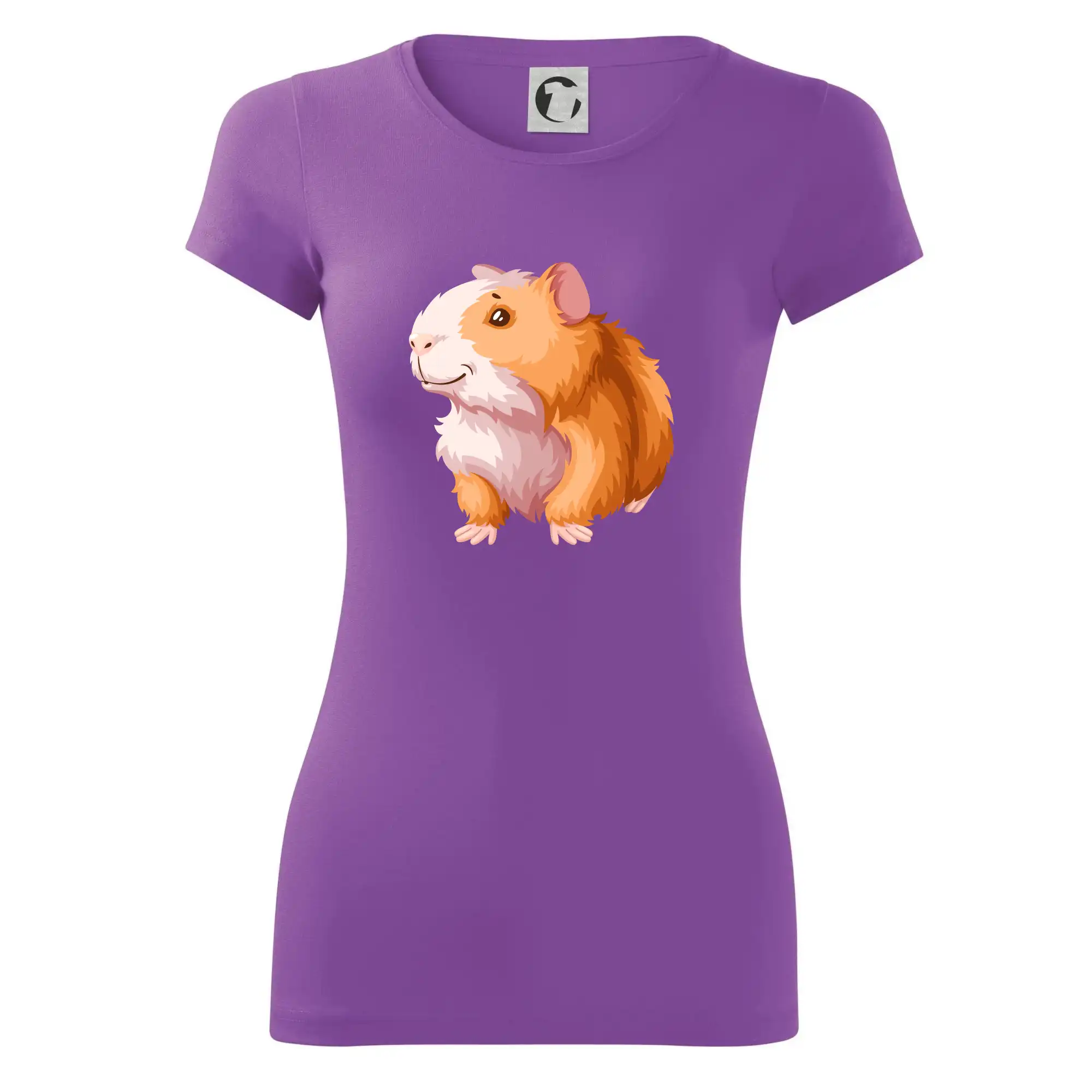 Morče - kreslené, bílo oranžové