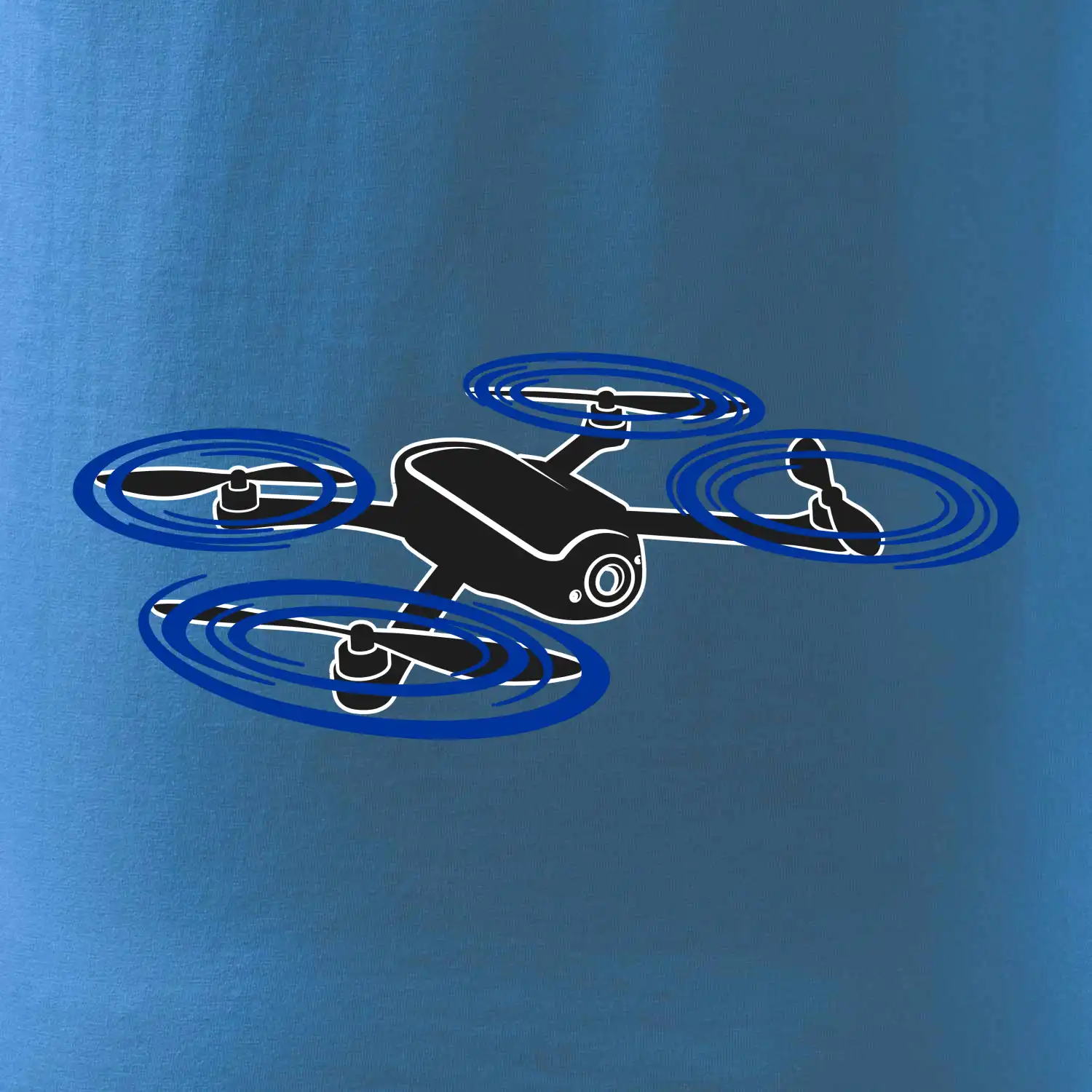 Dron letící