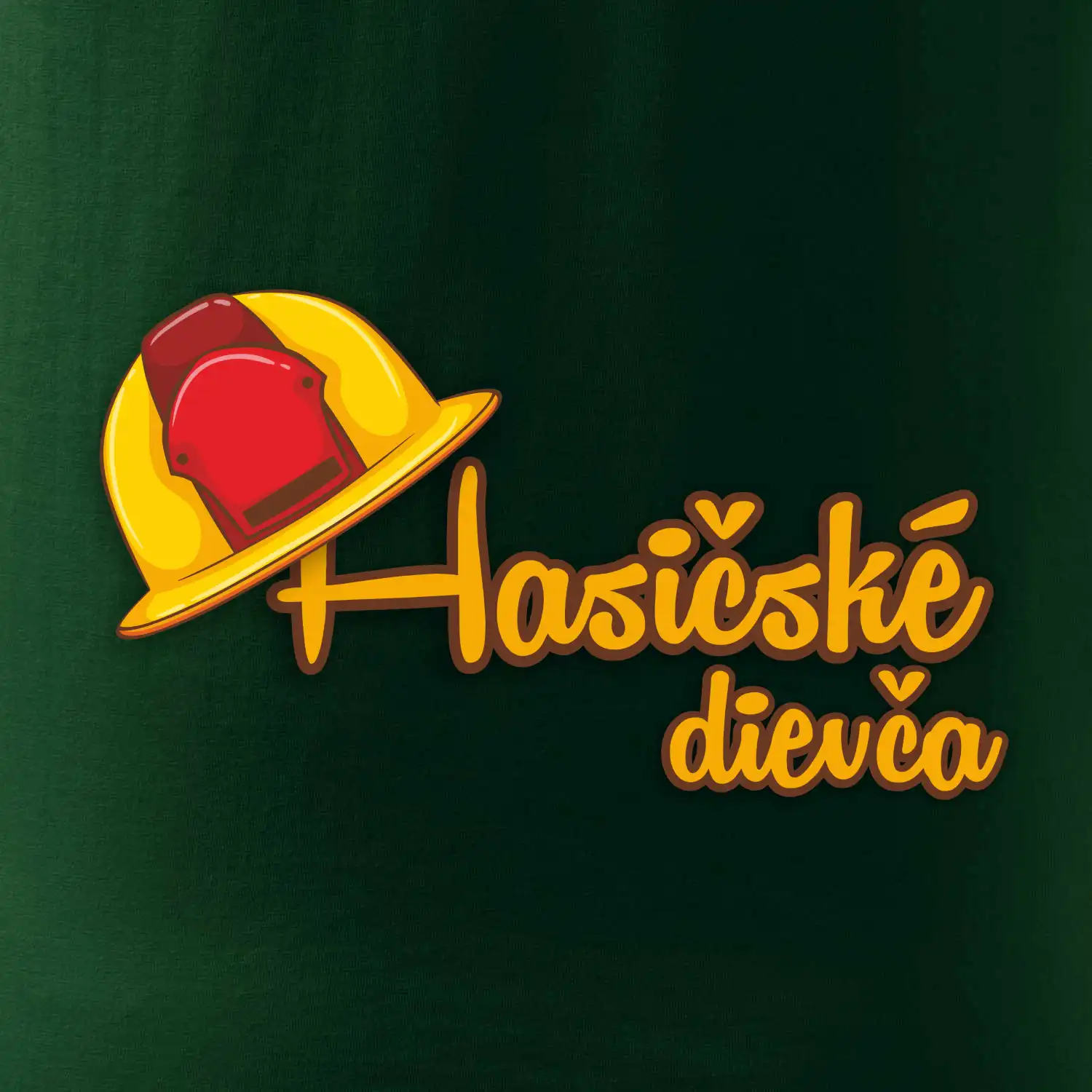 Hasičské dievča - helma