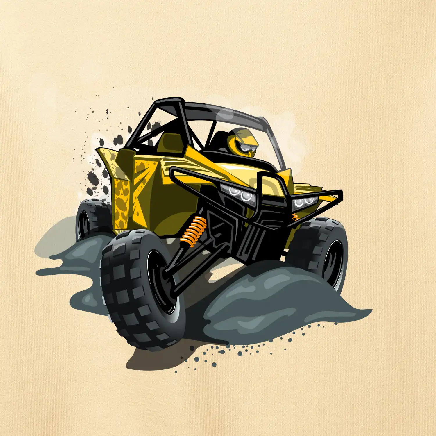 ATV bugina žlutá