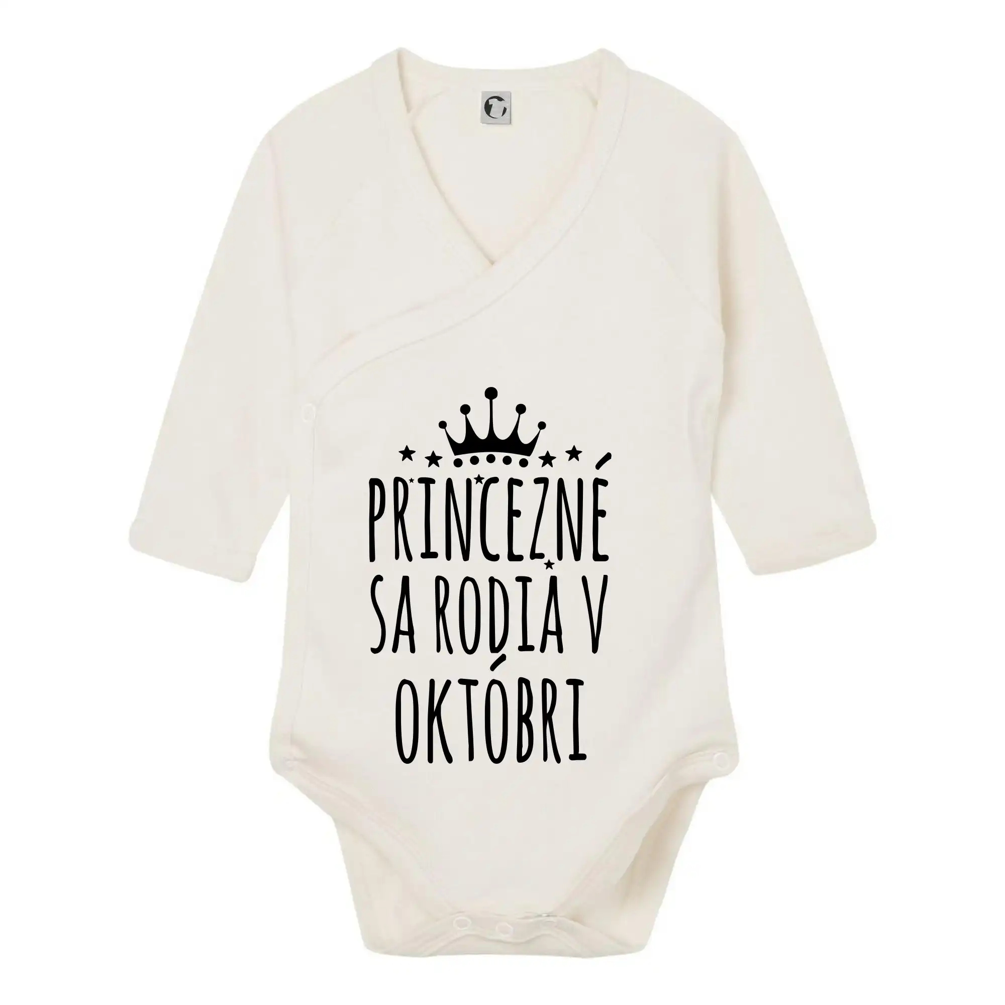 Tričká pre narodených v septembri - Princezné sa rodia v septembri - Body zavinovacie s dlhým rukávom