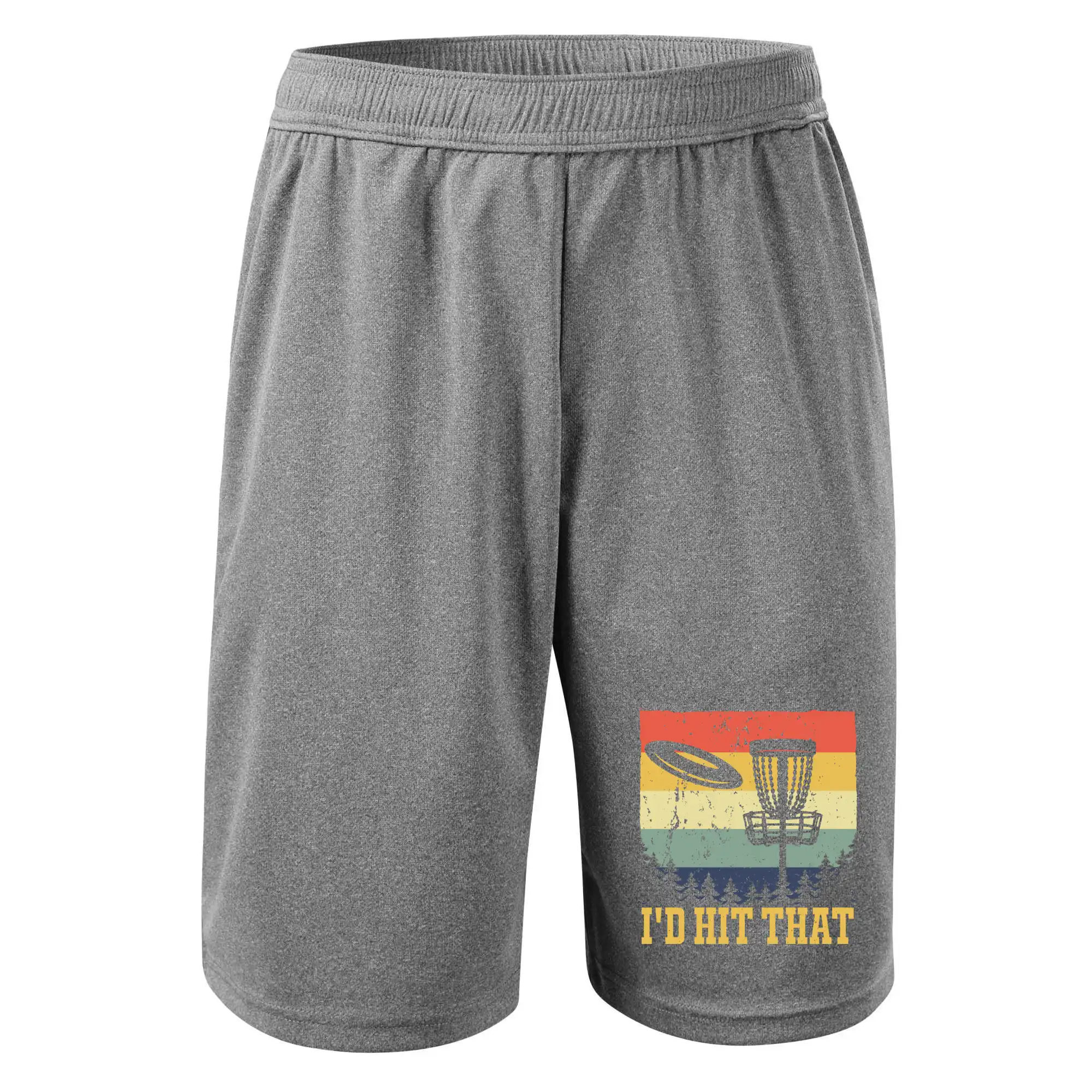 Disc golf player retro vintage