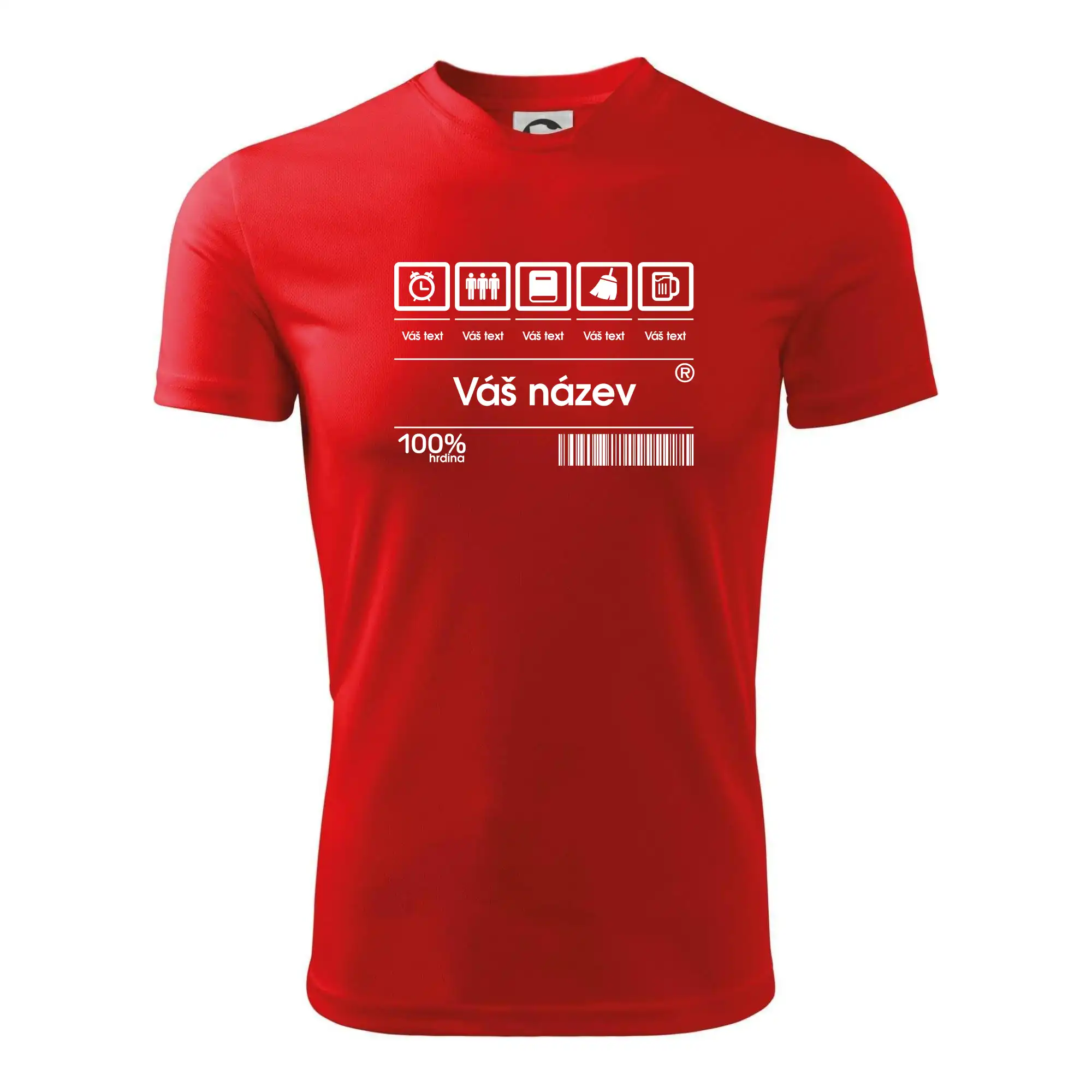 Čárový kód - Vlastní text