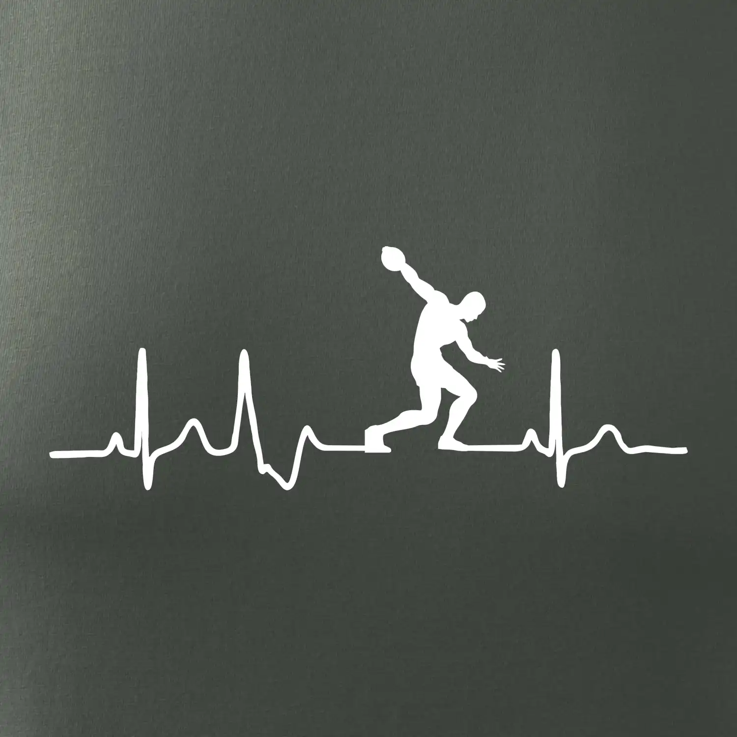 EKG hod diskem