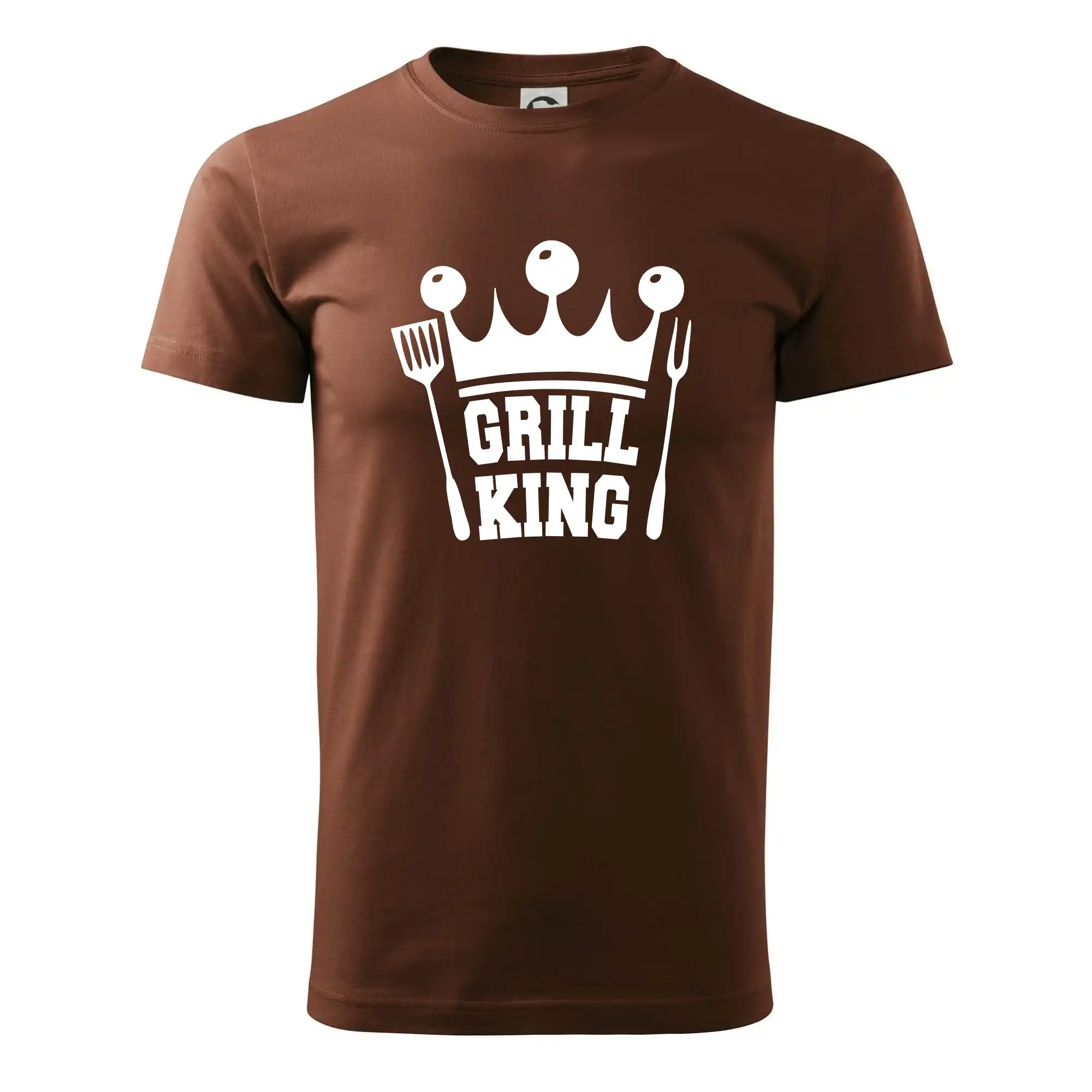 Tričká a zástery na grilovanie - Grilovanie - Grill King - Klasické pánske tričko vyššej gramáže