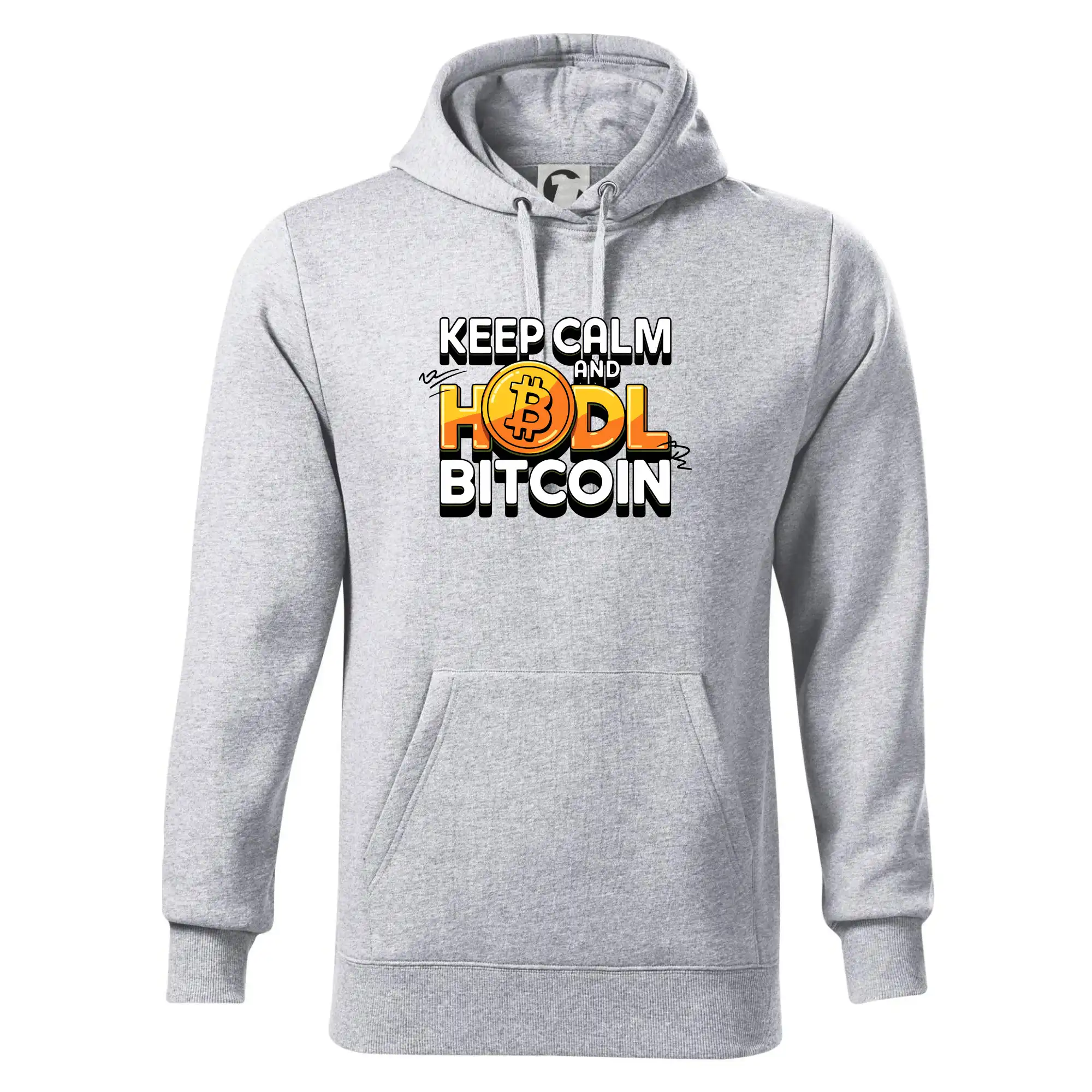 3D nápis Keep Calm and HODL Bitcoin