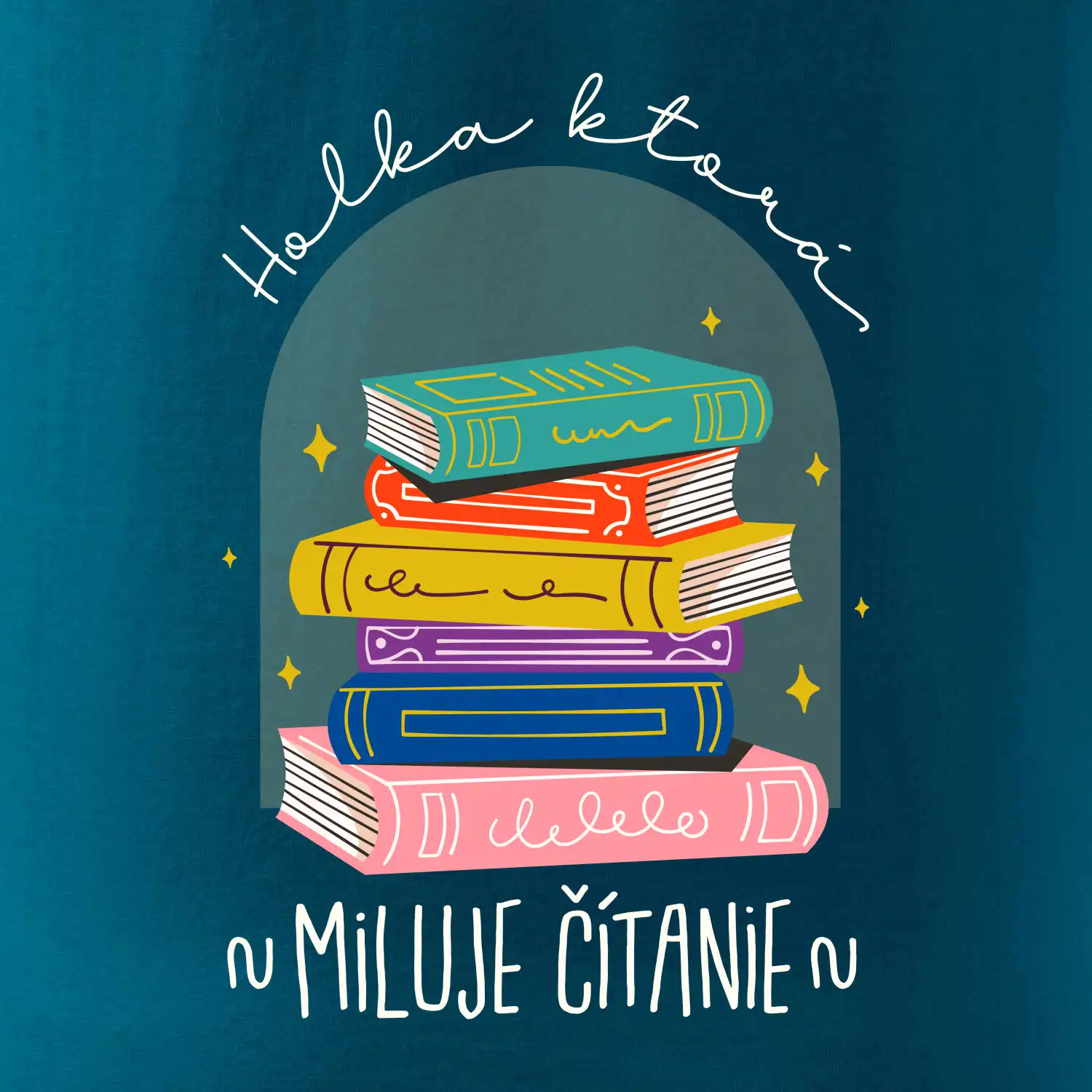 Holka, ktorá miluje čítanie SK
