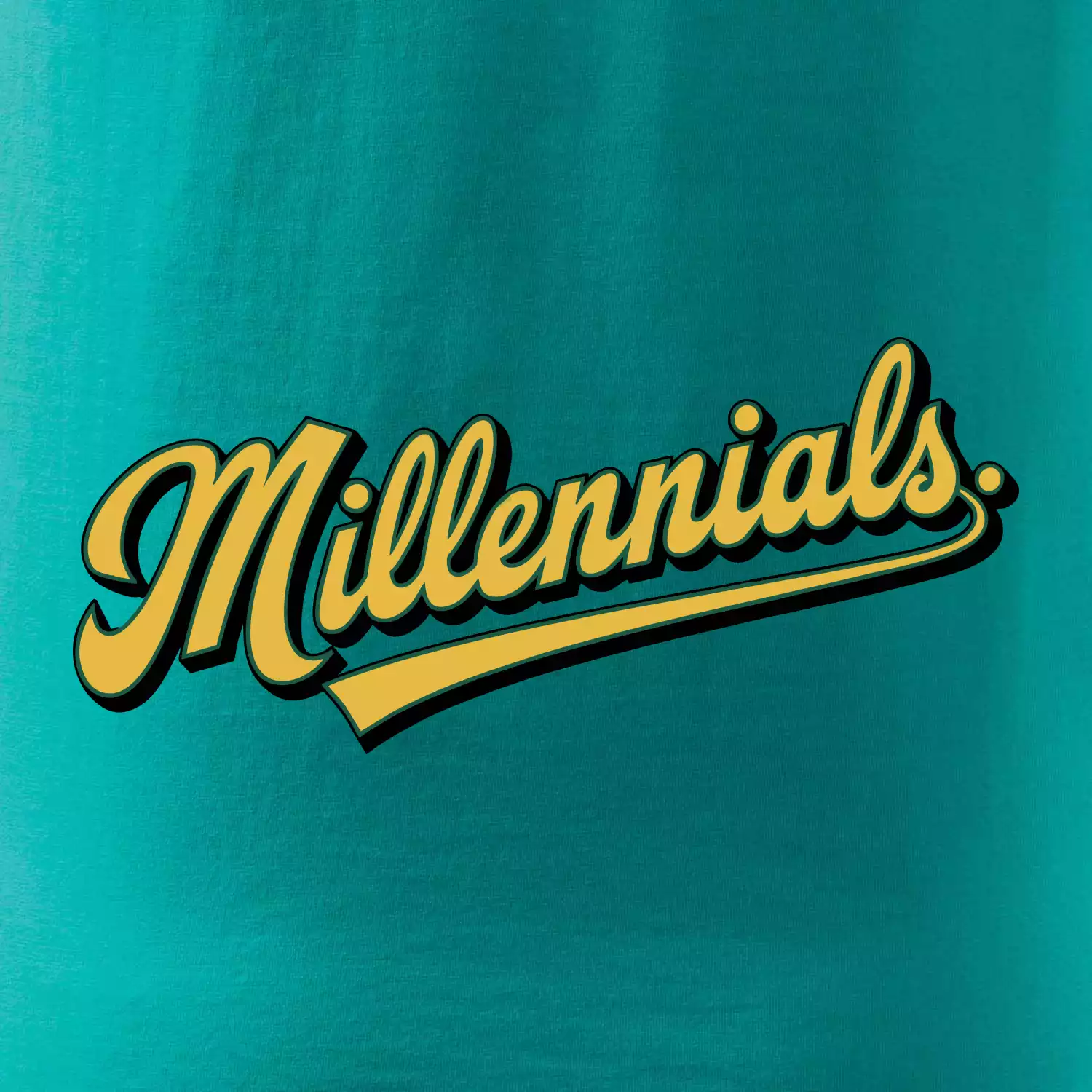 Generace Y - Millennials žlutý nápis