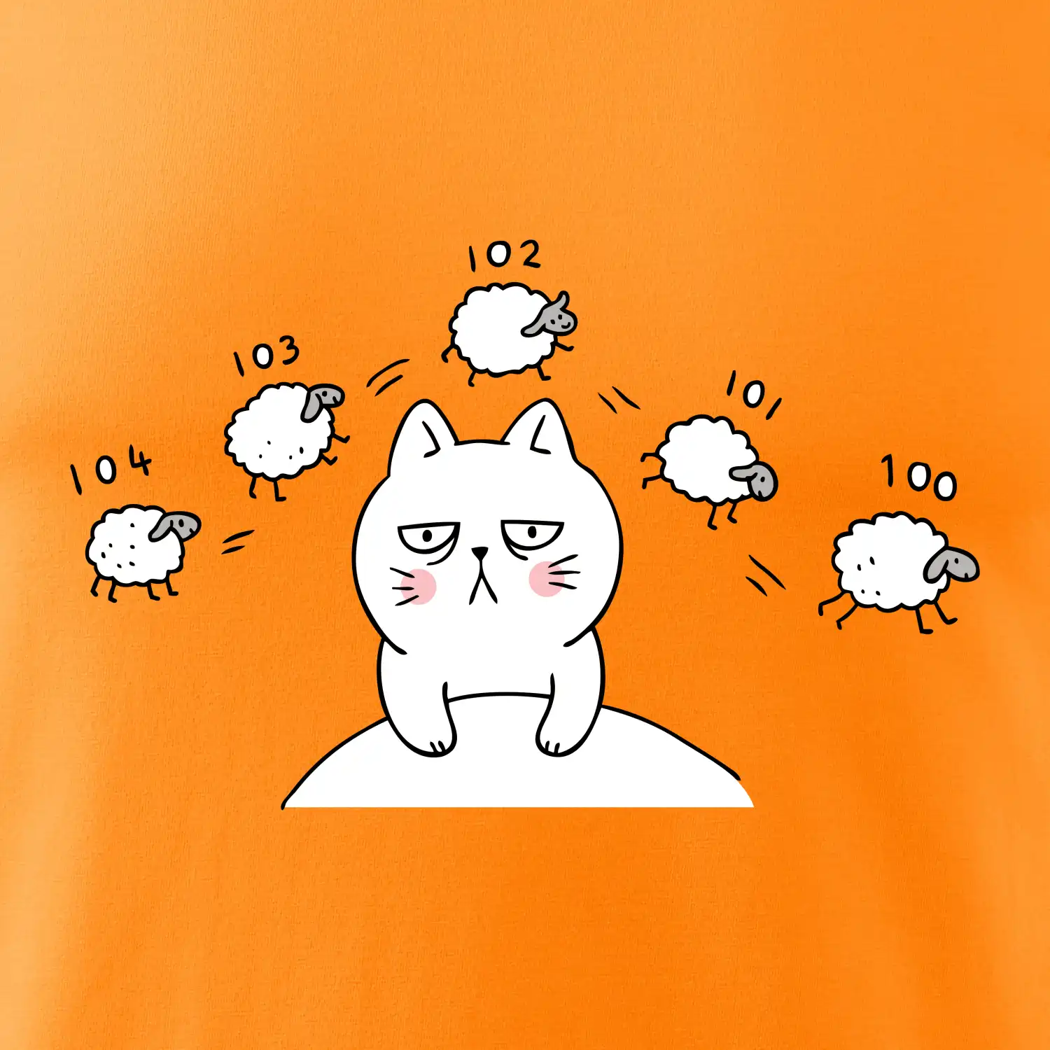 Unavená kočka nemůže spát