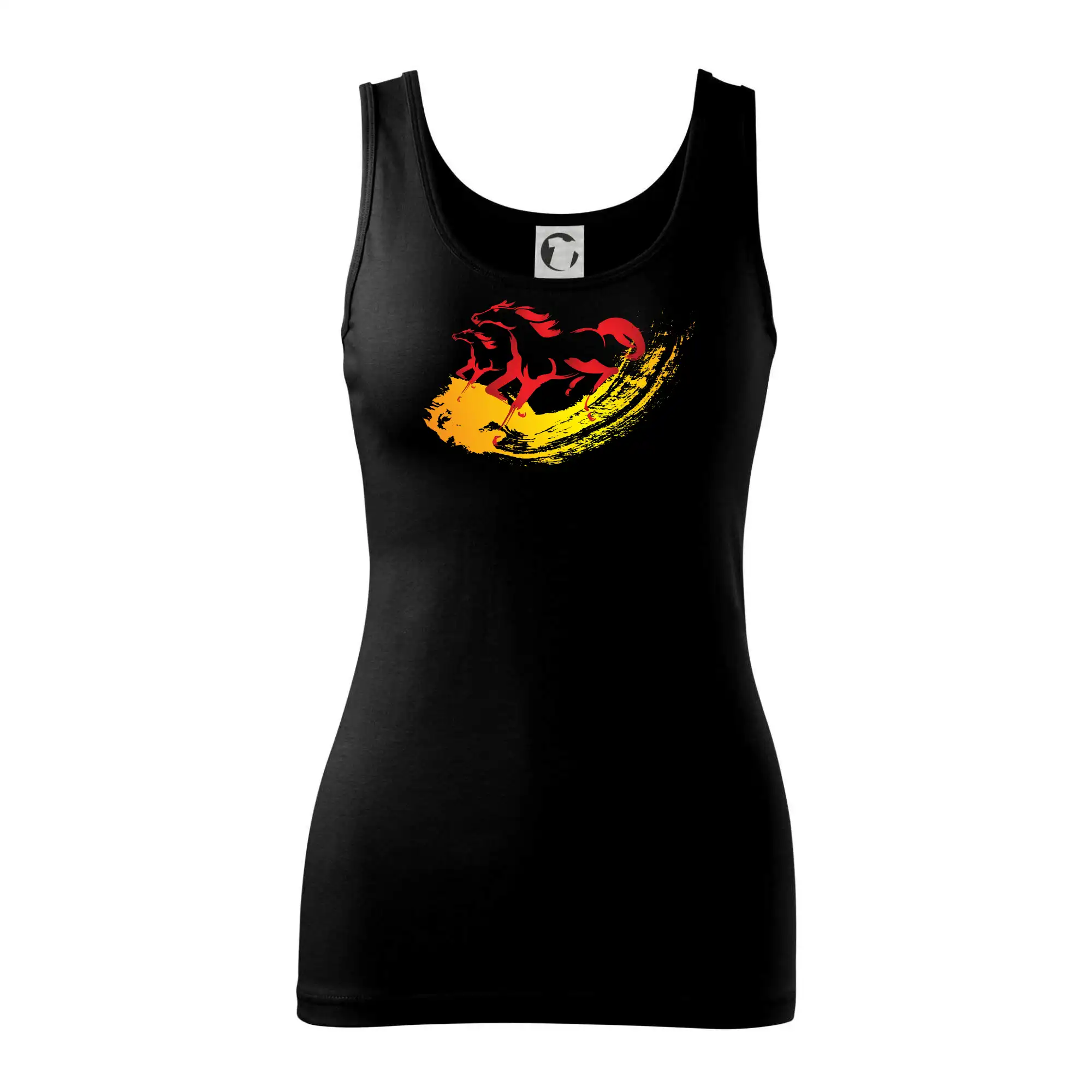 Dva běžící koně