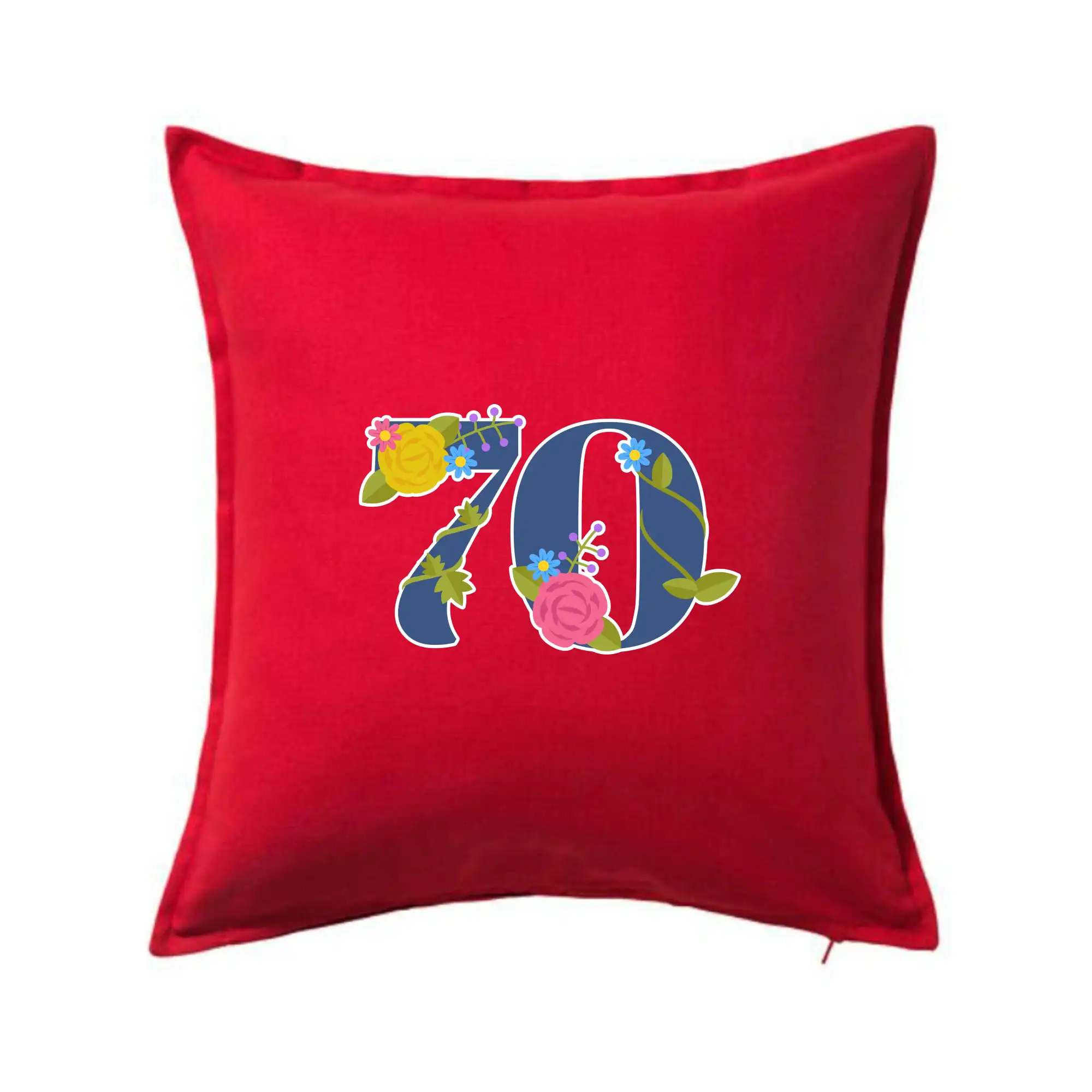 Květinové číslo kreslené - 70