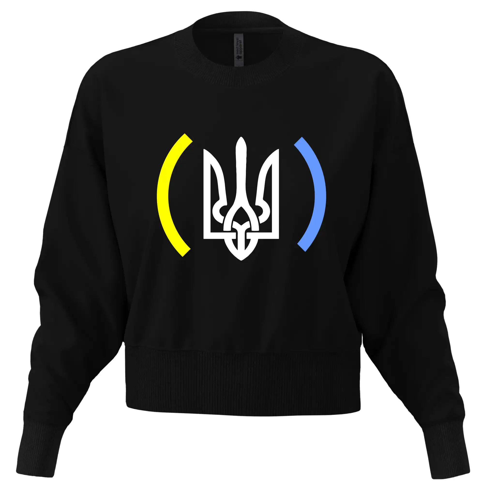 Ukrajina trojzubec s barvami