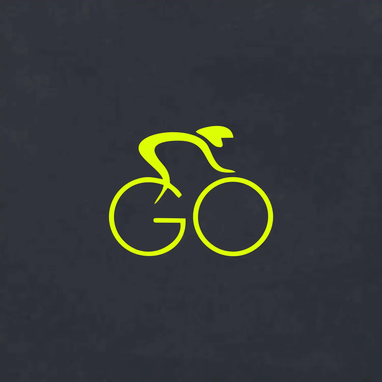 GO - Fluo cyklista malý