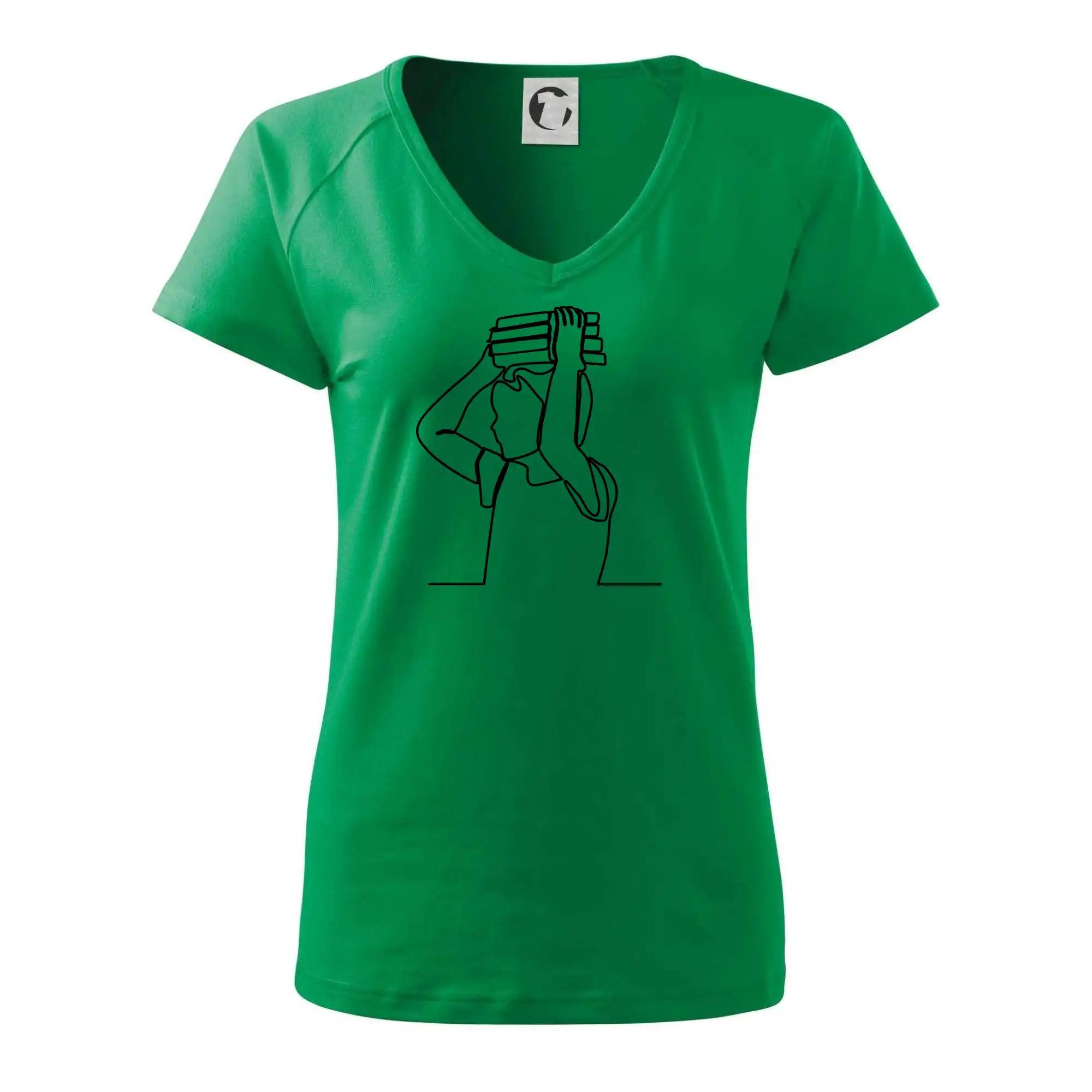 Student a kniha jedním tahem