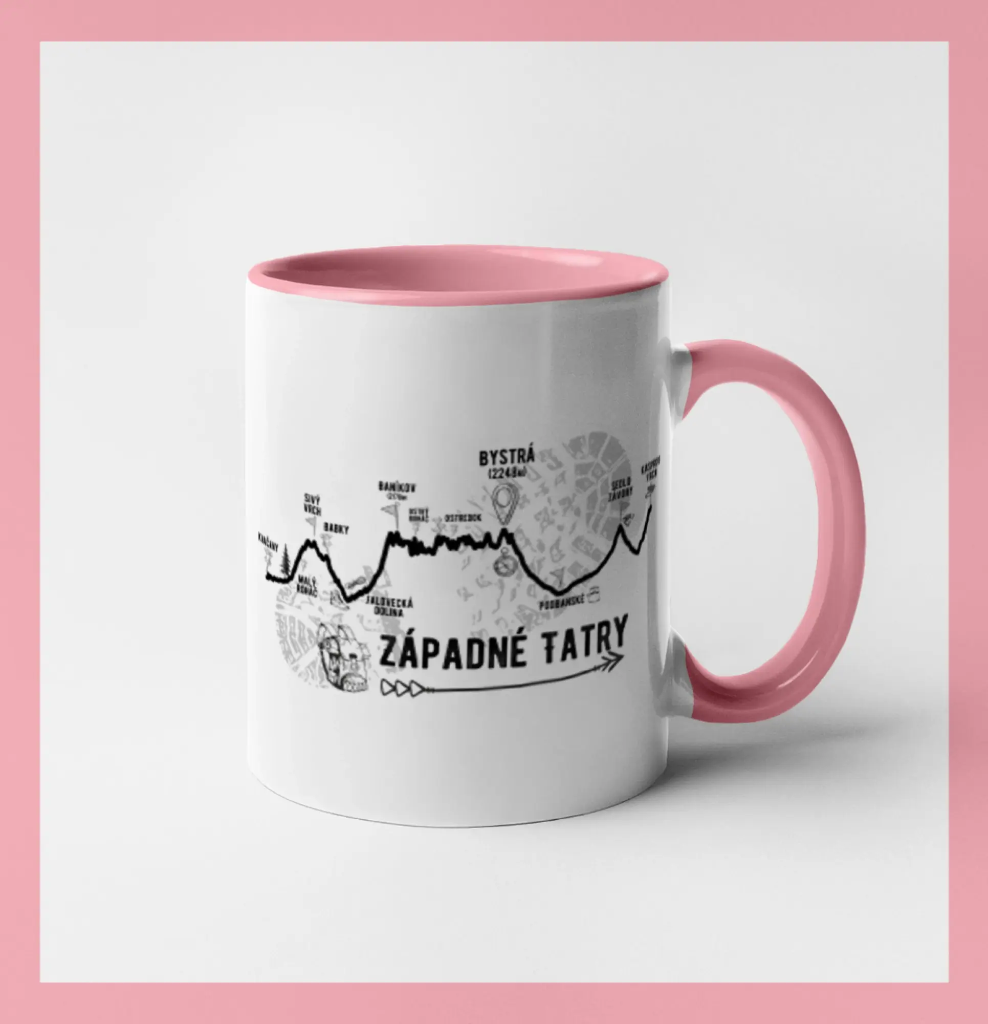 Profil kopca Západné tatry