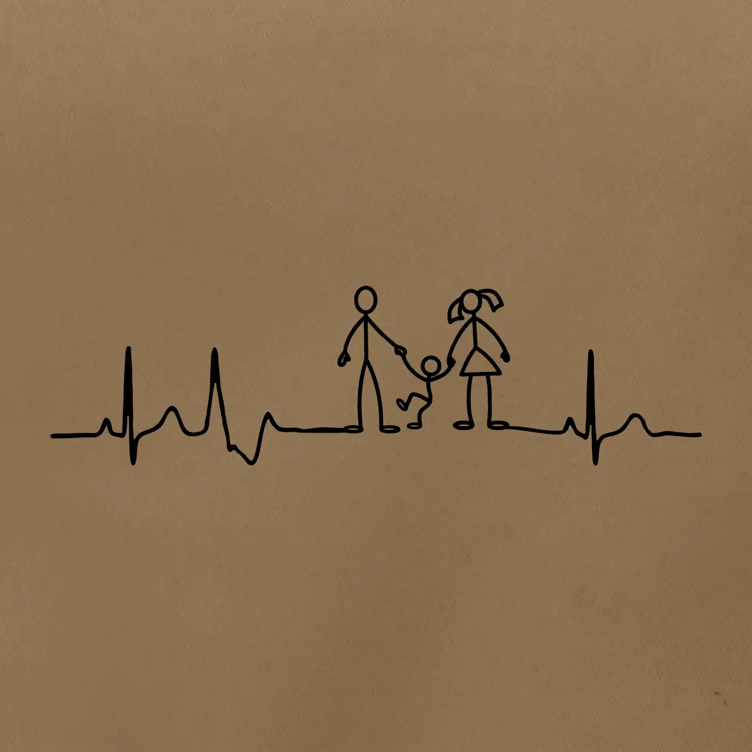 EKG rodina a jedno dítě