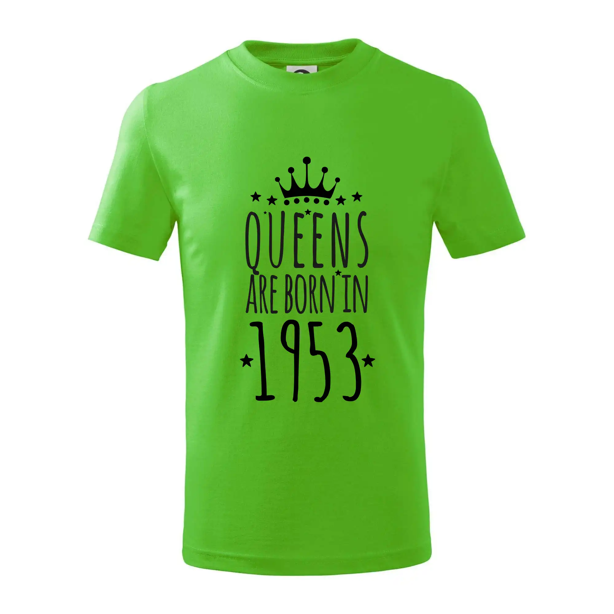 Tričká k narodeninám - Queens are born in 1953 - Tričko detské bavlnené