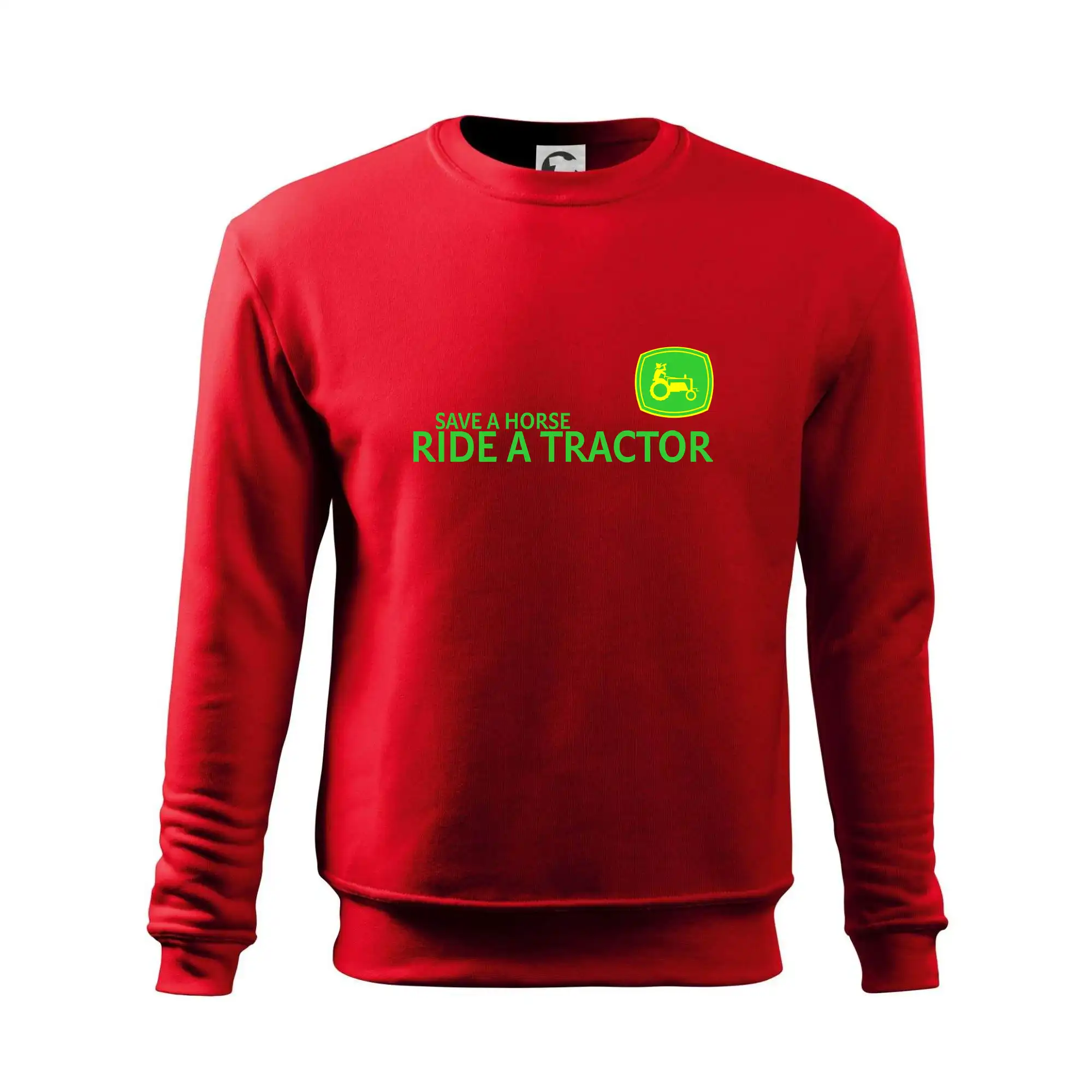 Save horse, ride tractor