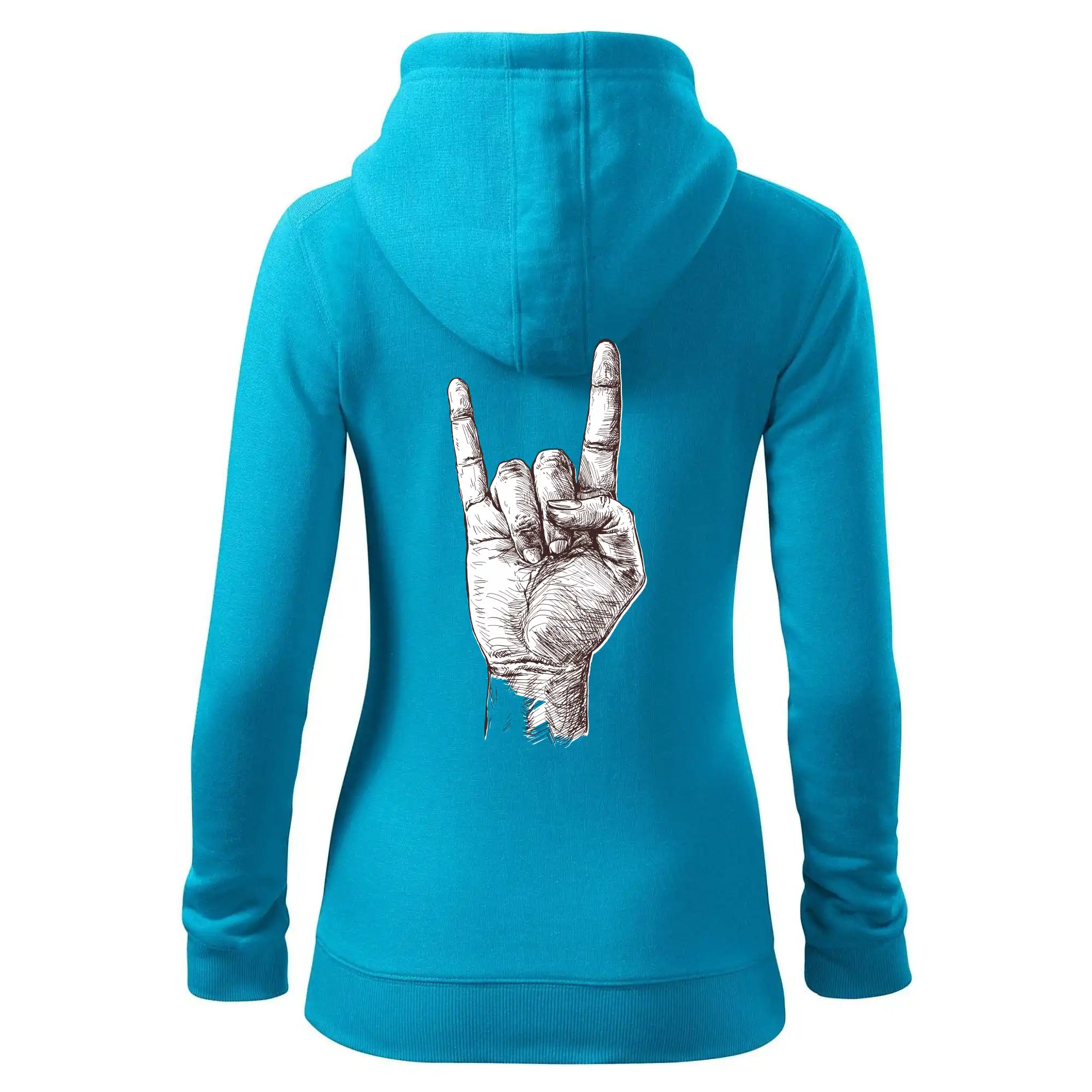 Rocková ruka kreslená