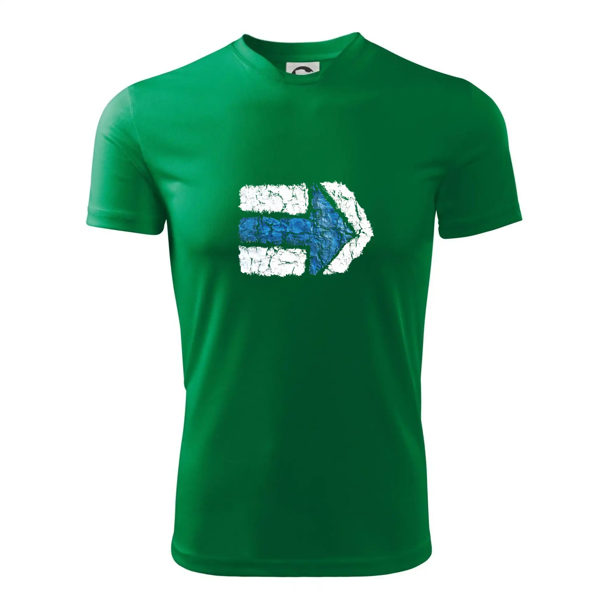 Párová turistická značka modrá