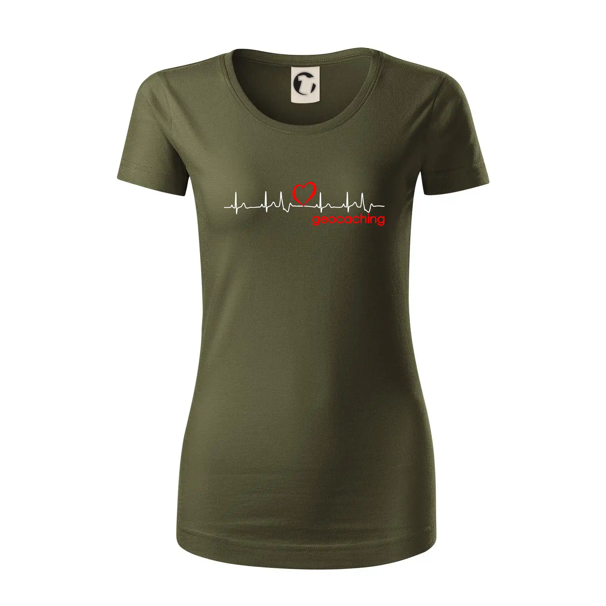 Moje srdce bije pro Geocaching -text