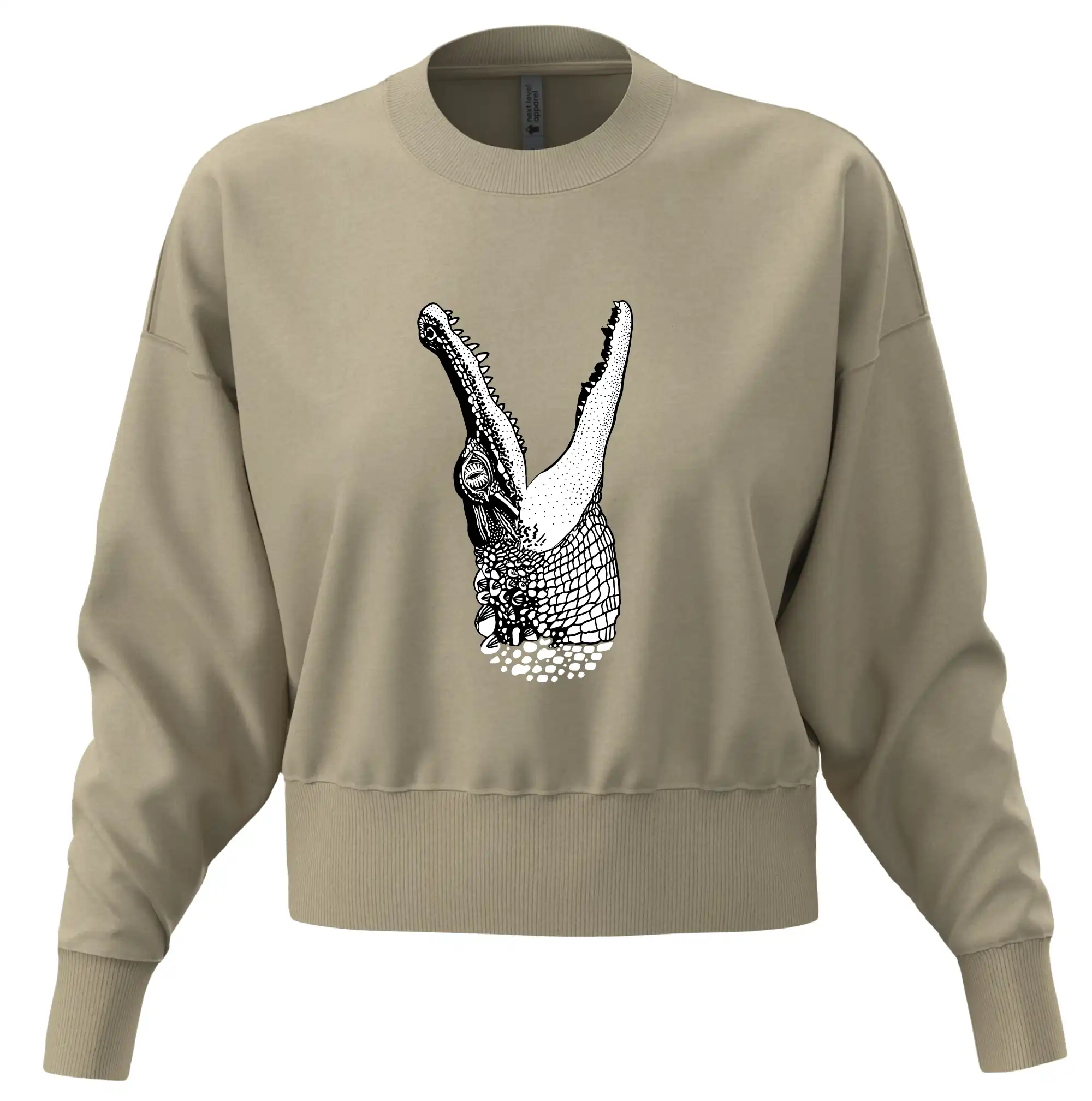 Krokodýl kreslený (Pecka design)