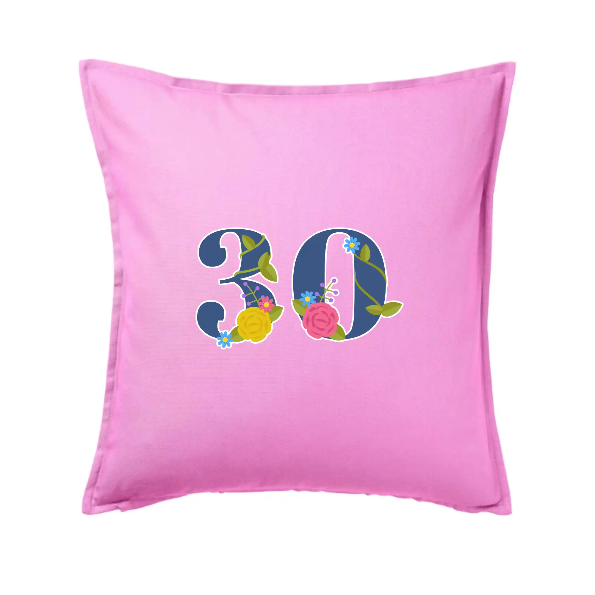 Květinové číslo kreslené - 30