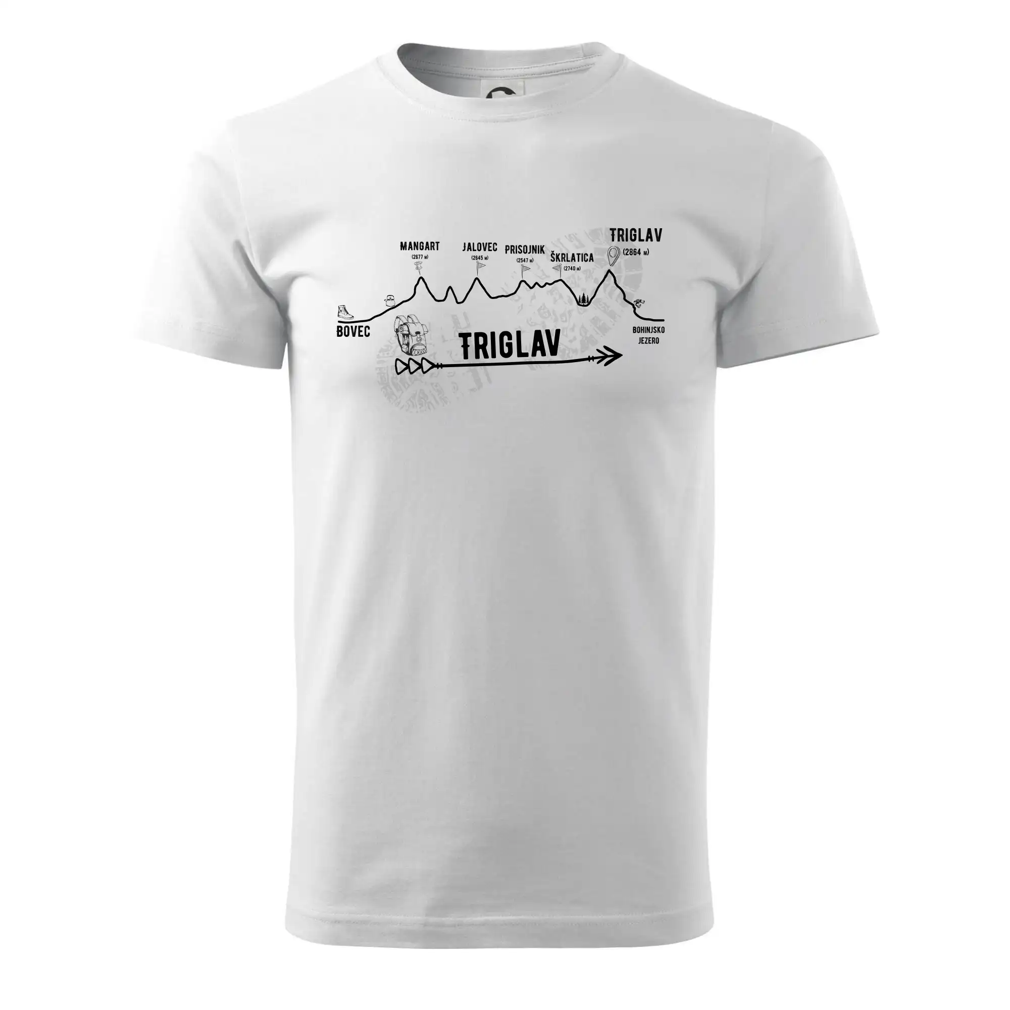 Profil Triglav  Bovec - Bohinjské jezero