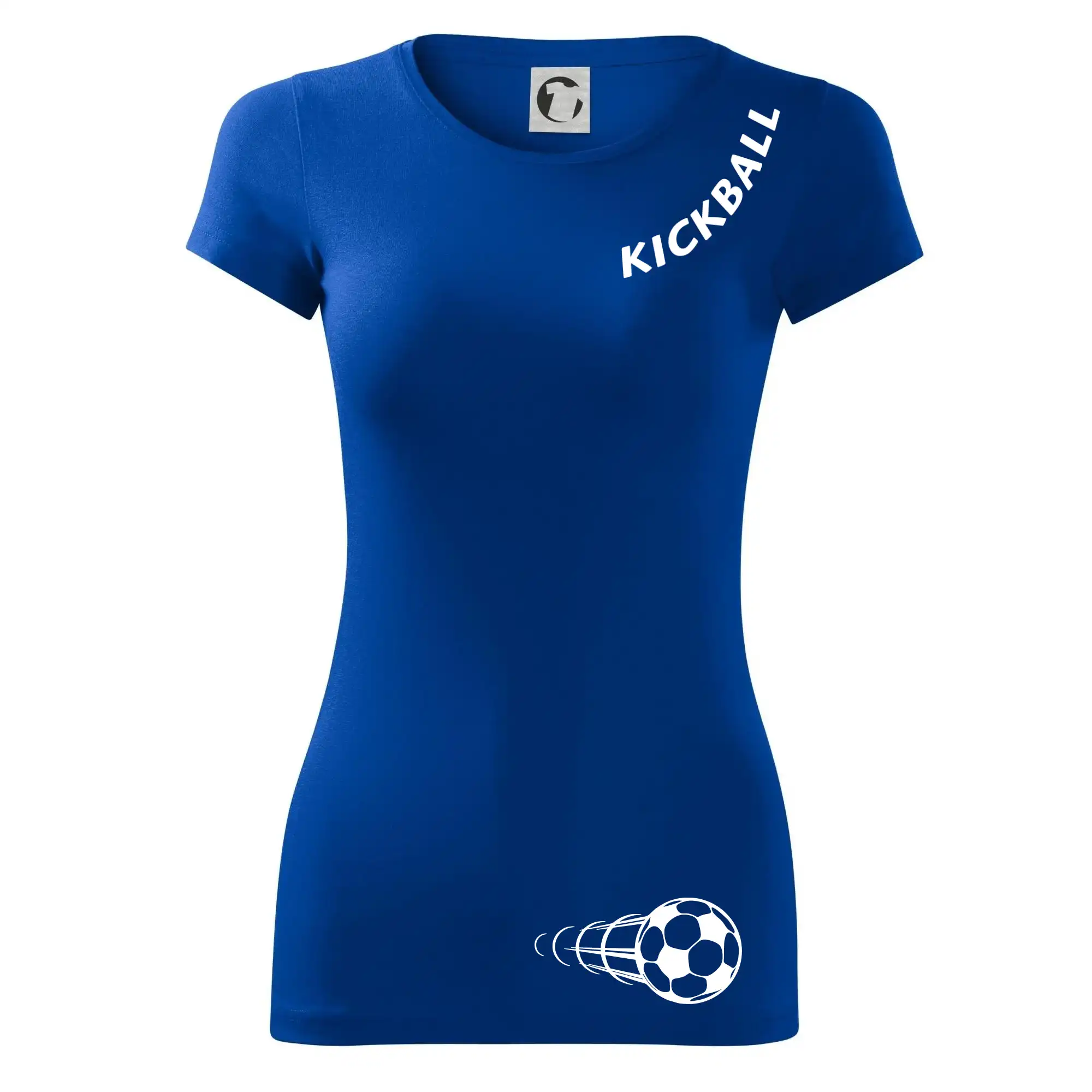 Kickball nápis šikmo