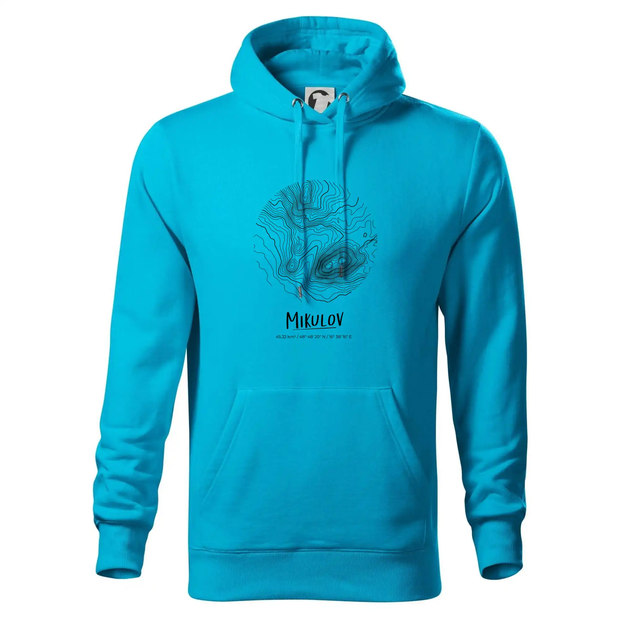 Mikulov - vrstevnice v kruhu