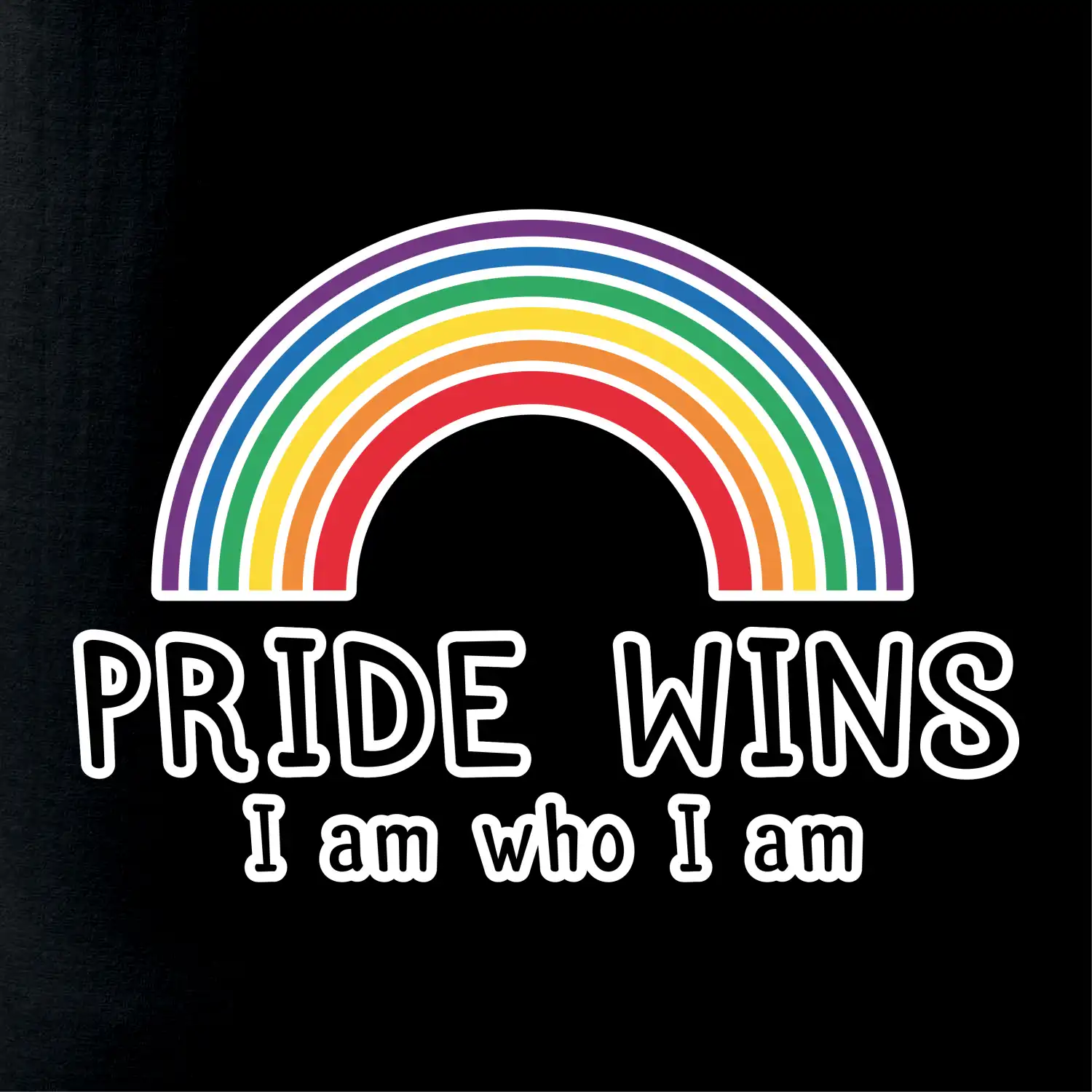 Pride wins i am who i am