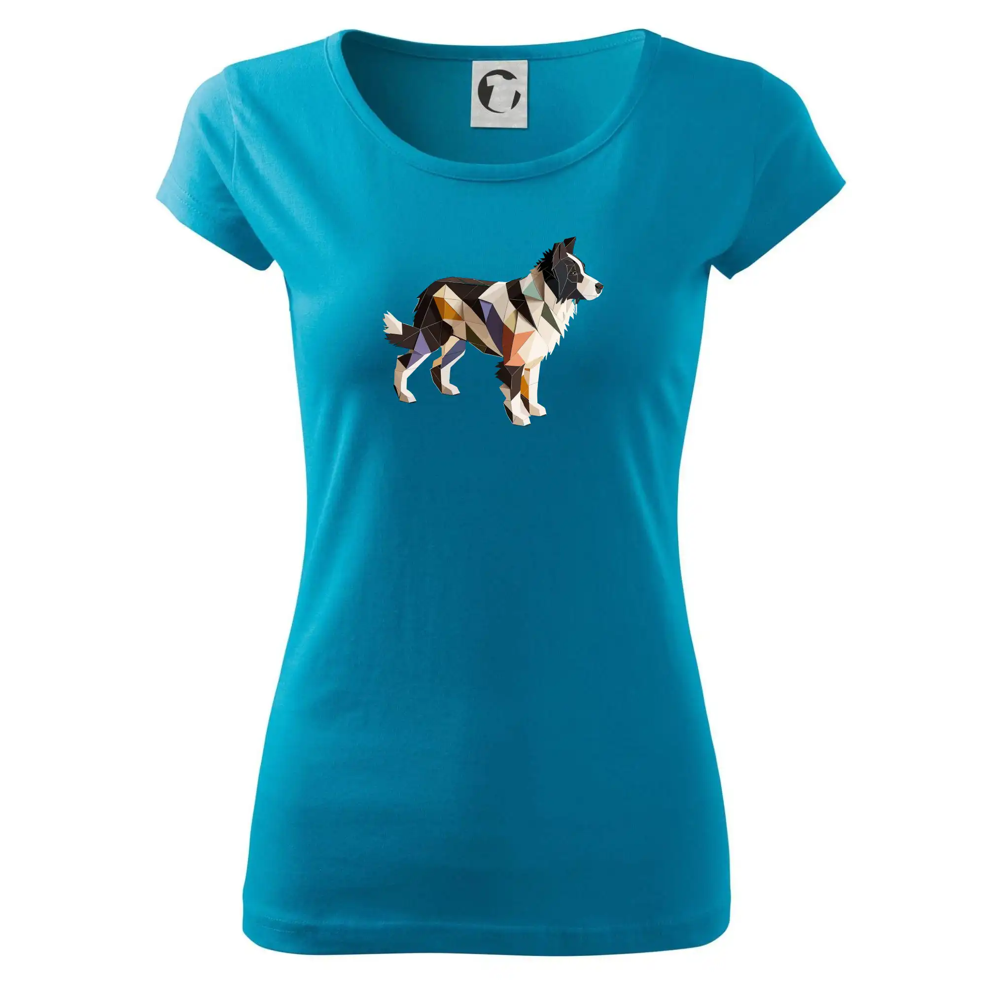 Border colie slepená z papíru