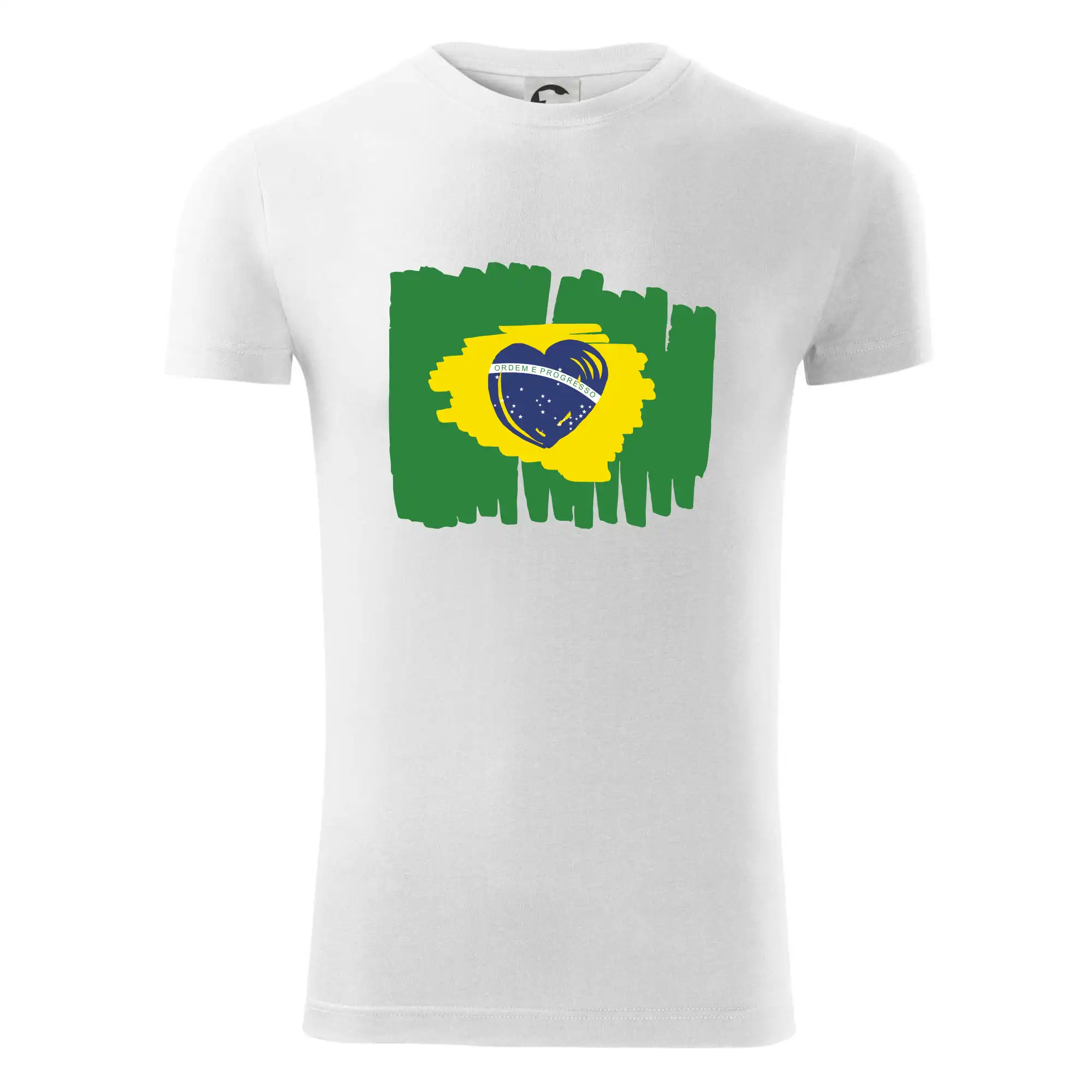 Brazílie vlajka srdce