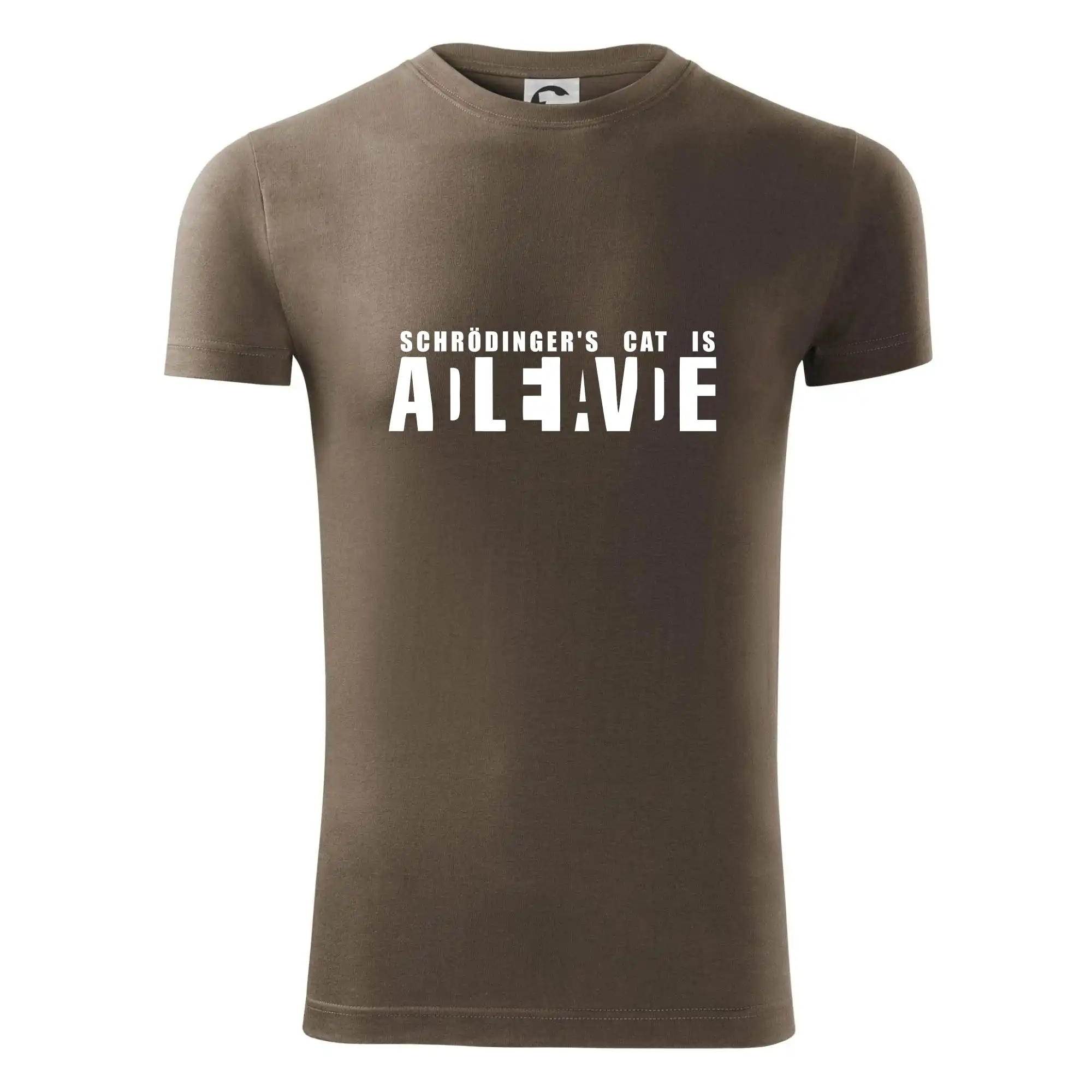 Grafické tričká - Schrödinger's Cat ADLEIAVDE - dead and alive - Viper FIT - Pánske zúžené tričko