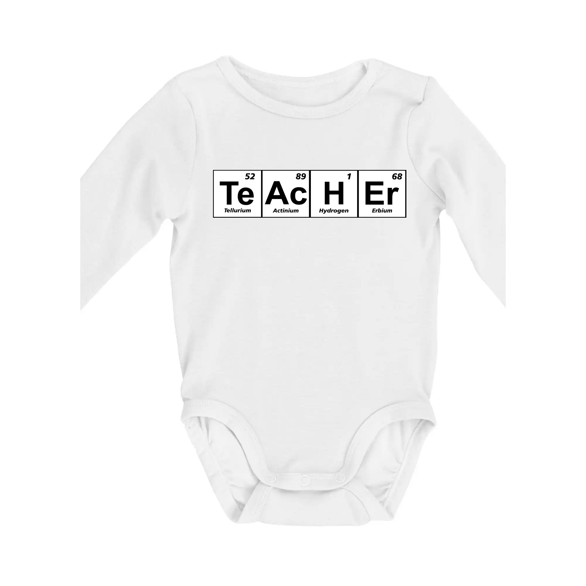 Periodické Tabuľky - Periodická tabulka - Teacher - Body dojčenské s dlhým rukávom