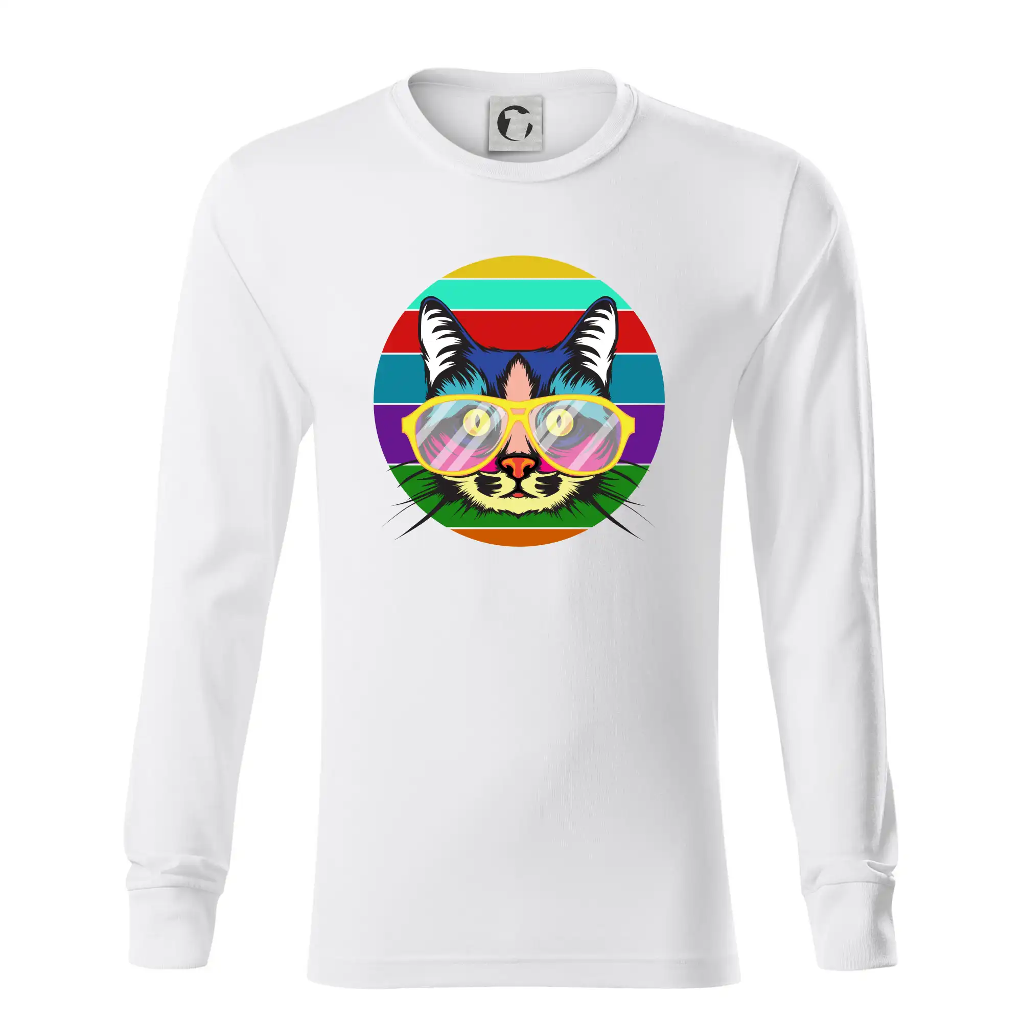 Kočka při barevném západu