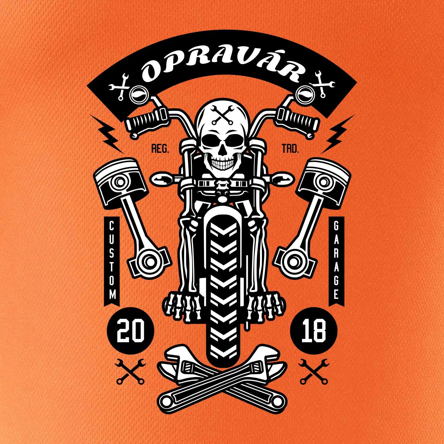 Motorkár  lebka opravár